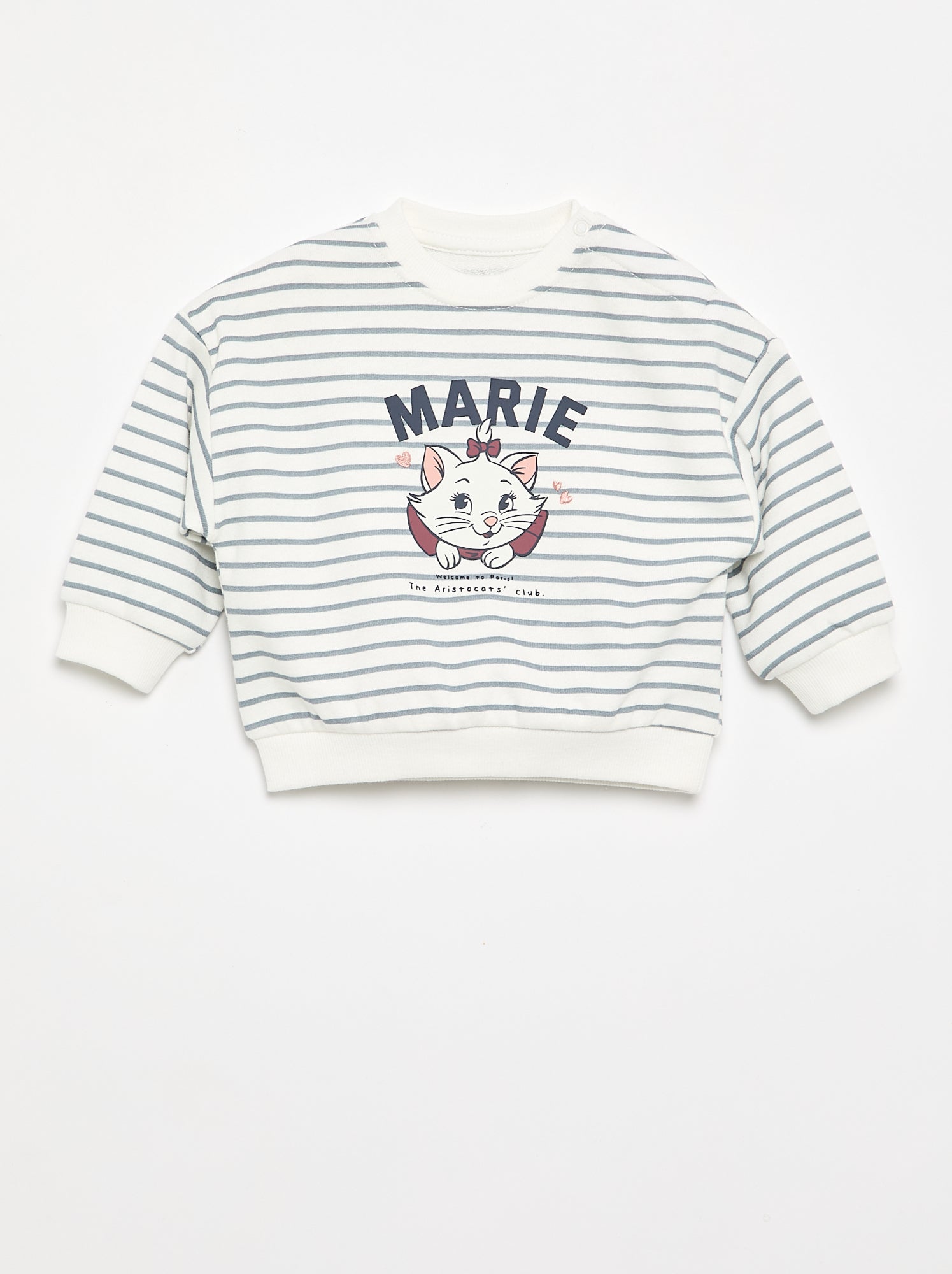 Sweat 'Disney' en molleton non gratté - Blanc