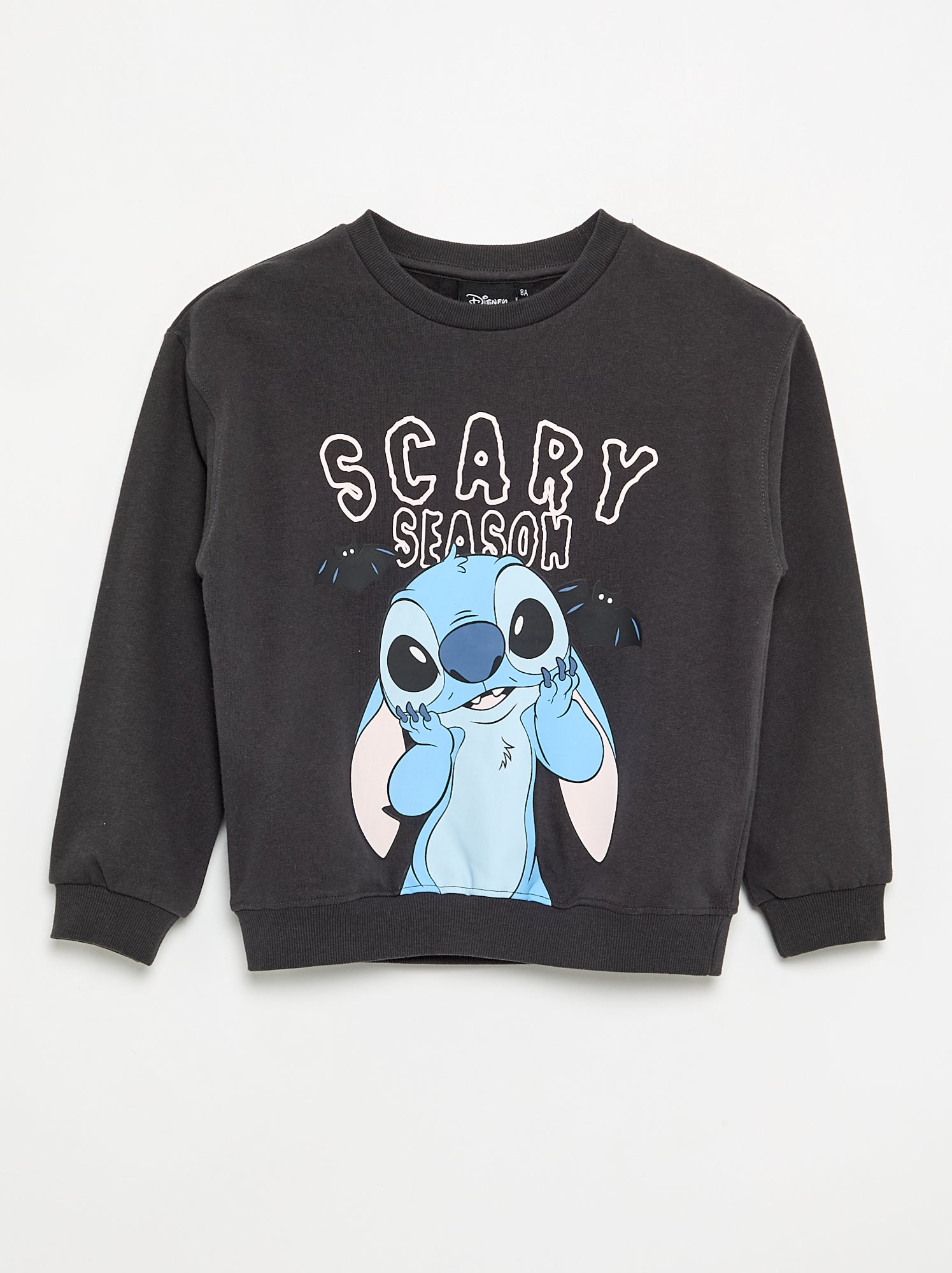 Sweat 'Disney' 'Stitch' à manches longues - Noir