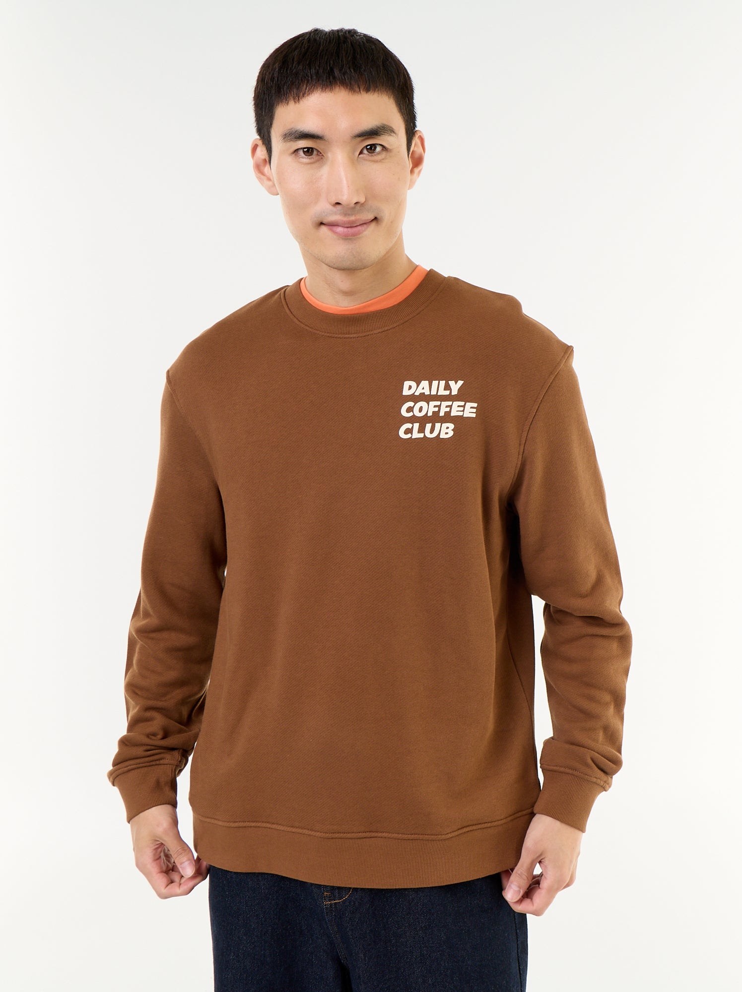 Sweat en French Terry - Marron