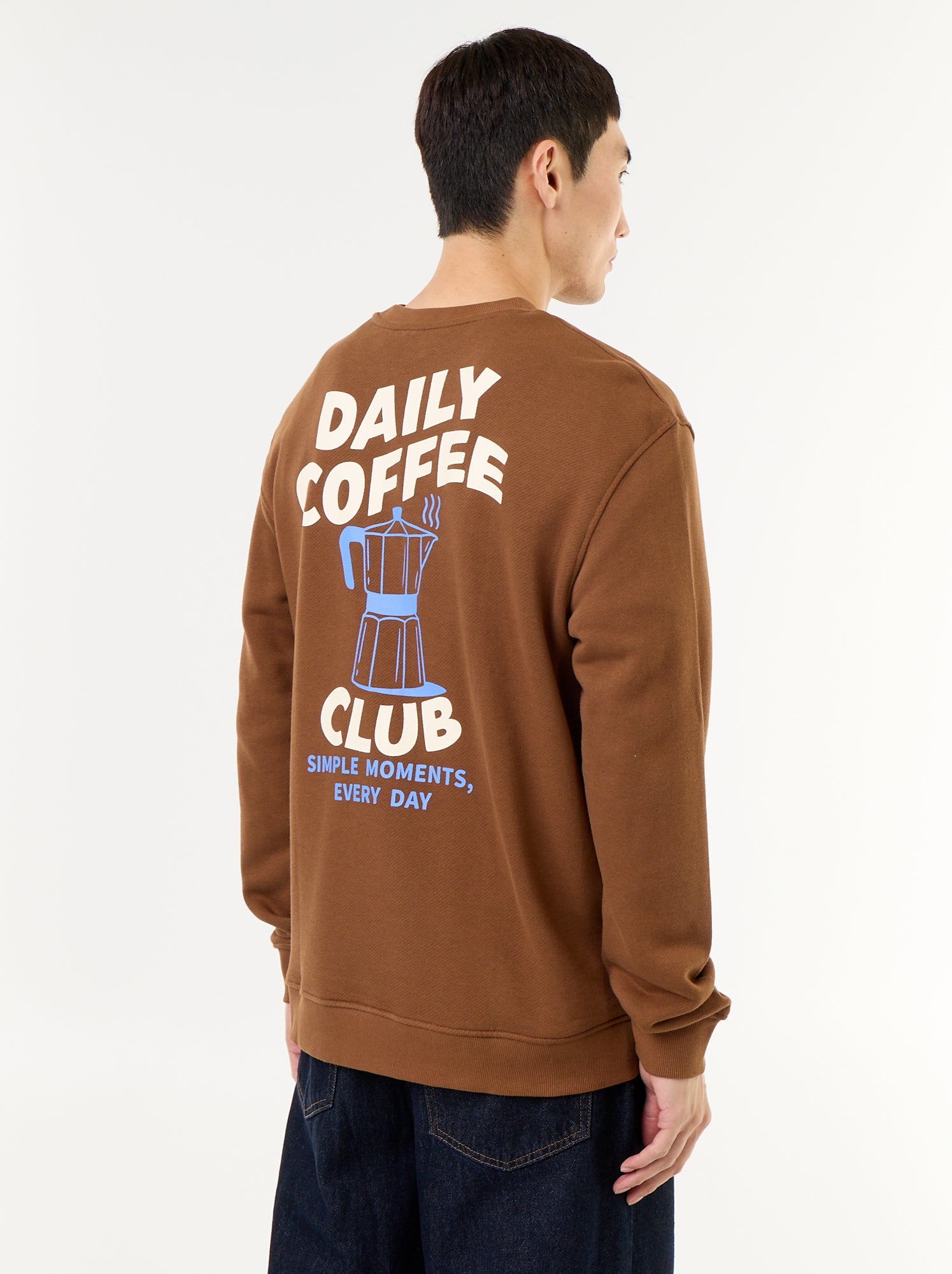 Sweat en French Terry - Marron