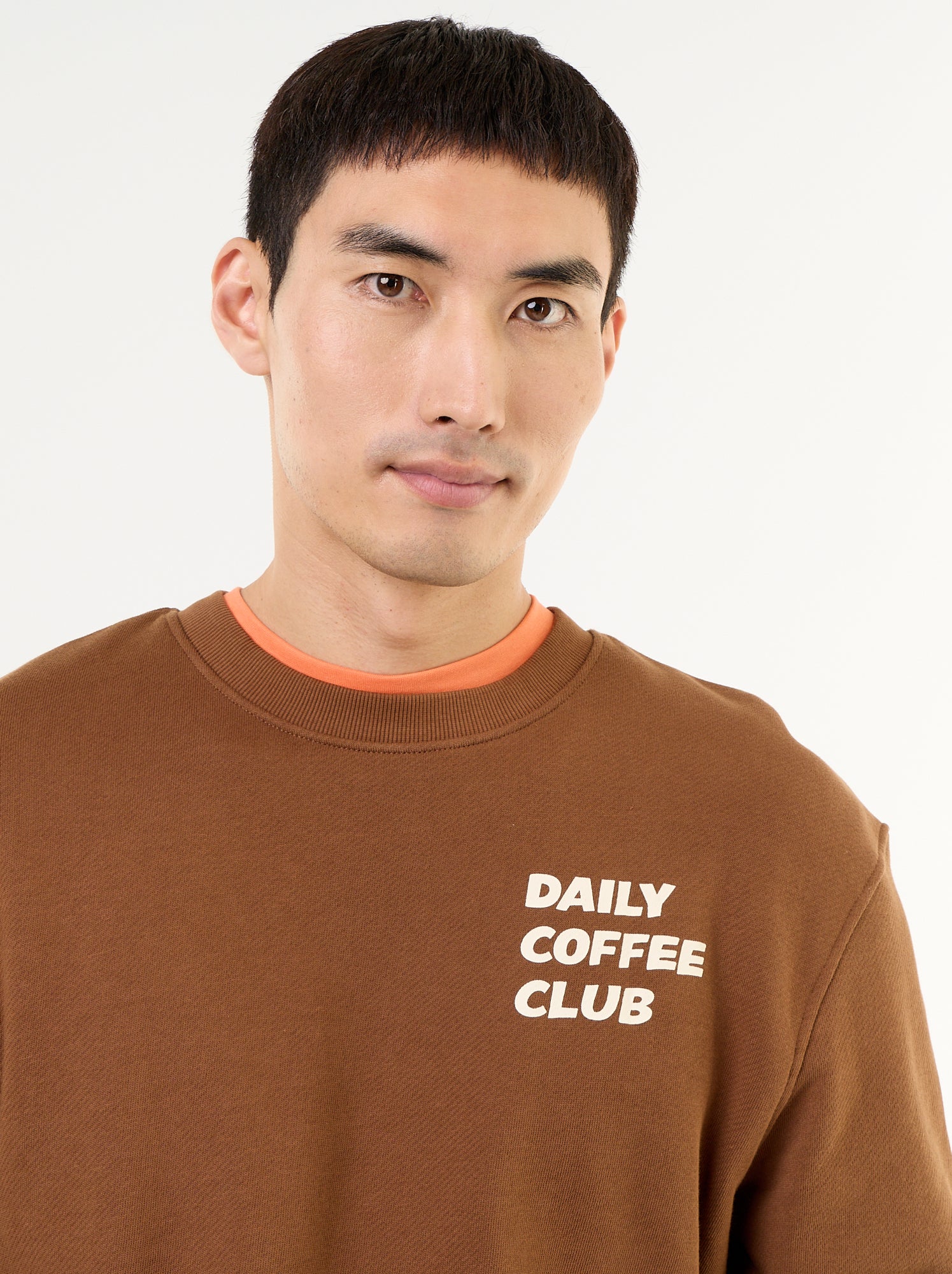 Sweat en French Terry - Marron