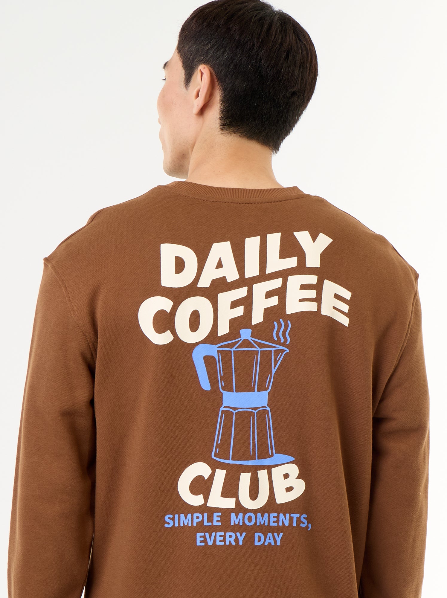 Sweat en French Terry - Marron