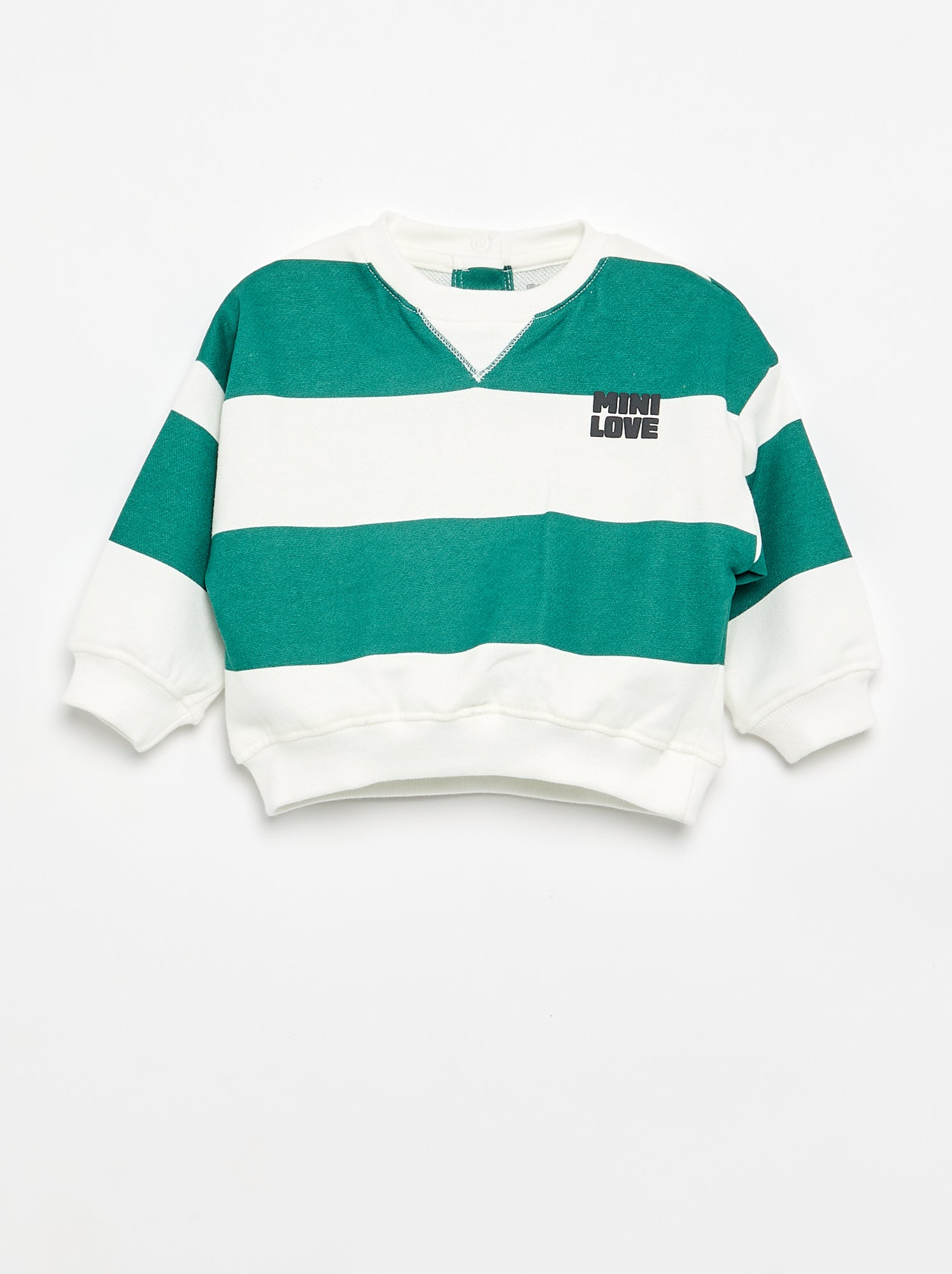 Sweat en French Terry - Vert