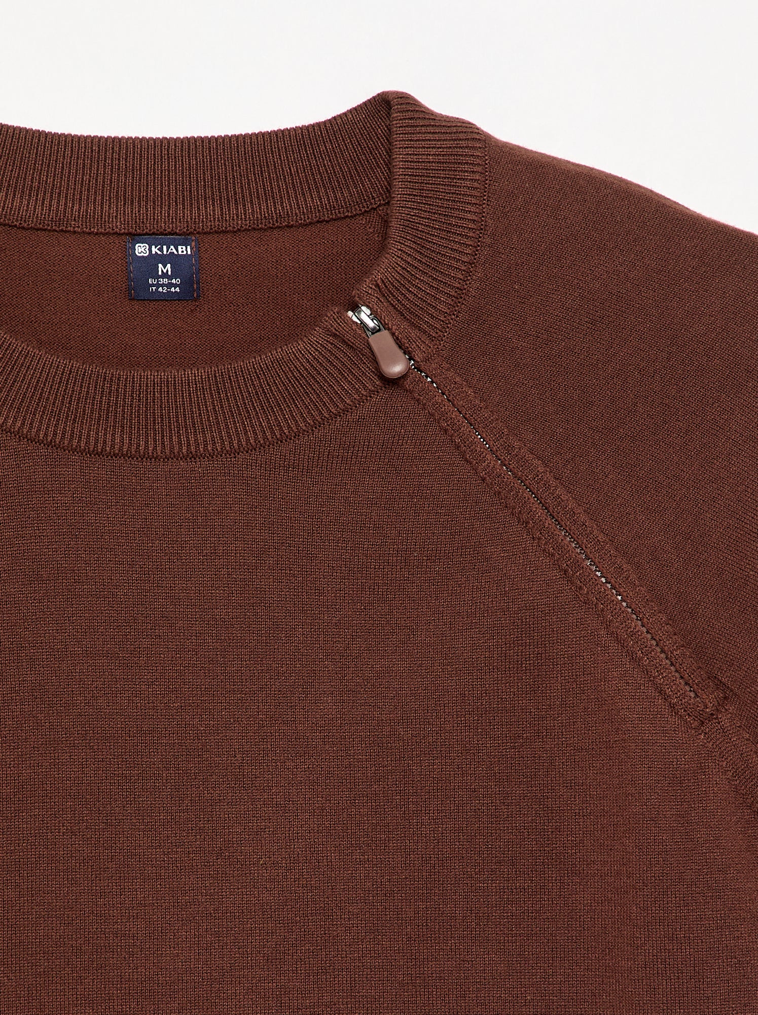 Sweat en maille -  Facile à enfiler - Marron