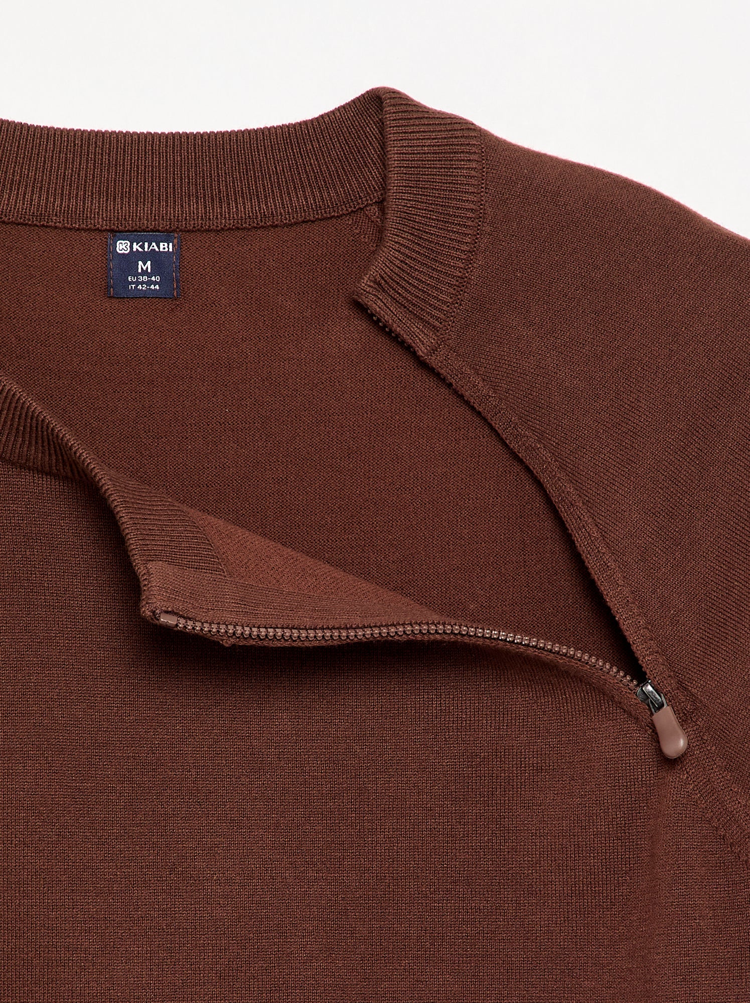 Sweat en maille -  Facile à enfiler - Marron
