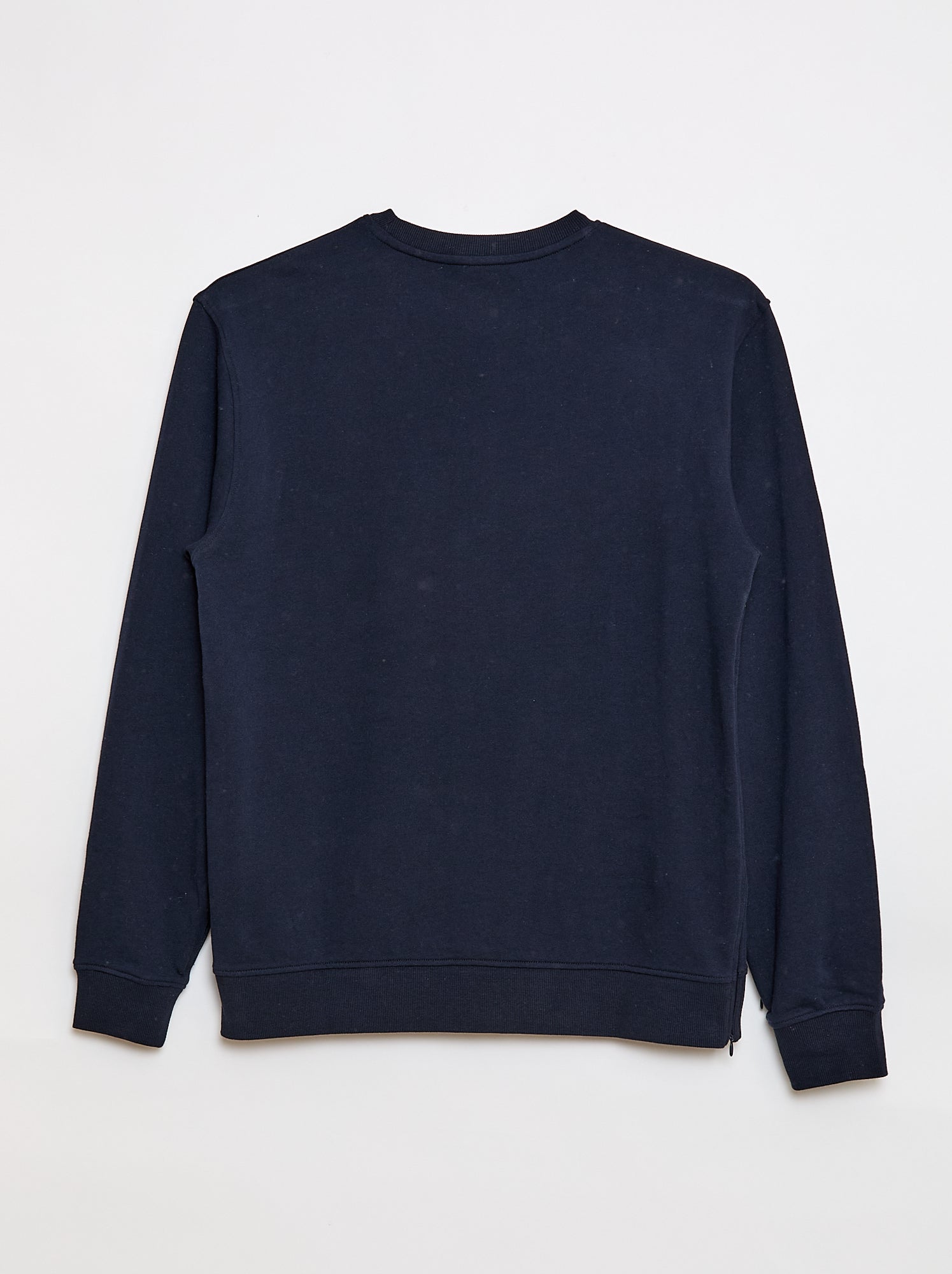 Sweat en molleton avec imprimé -  Facile à enfiler - Bleu