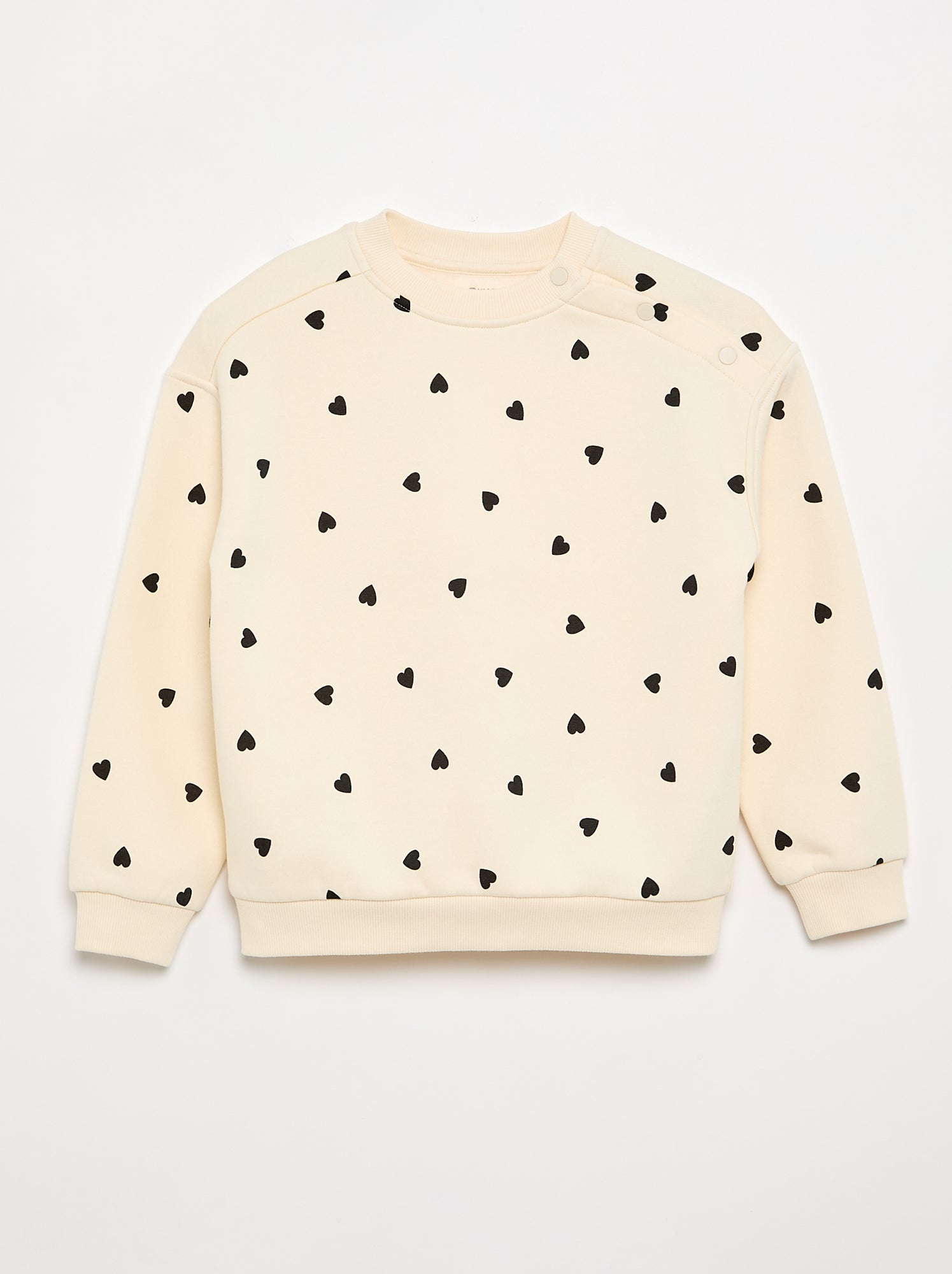 Sweat en molleton chaud - collection facile à enfiler - Beige