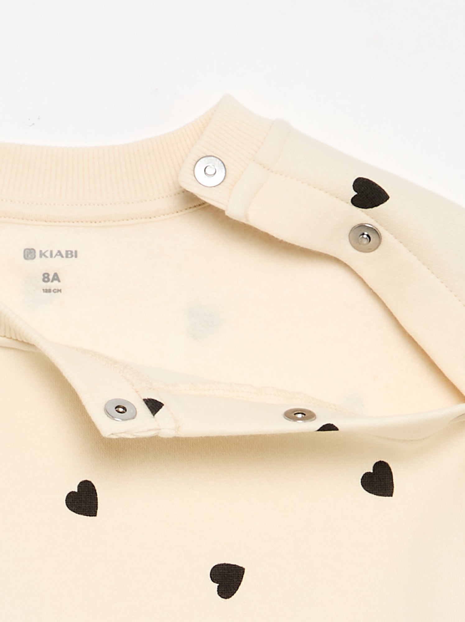 Sweat en molleton chaud - collection facile à enfiler - Beige