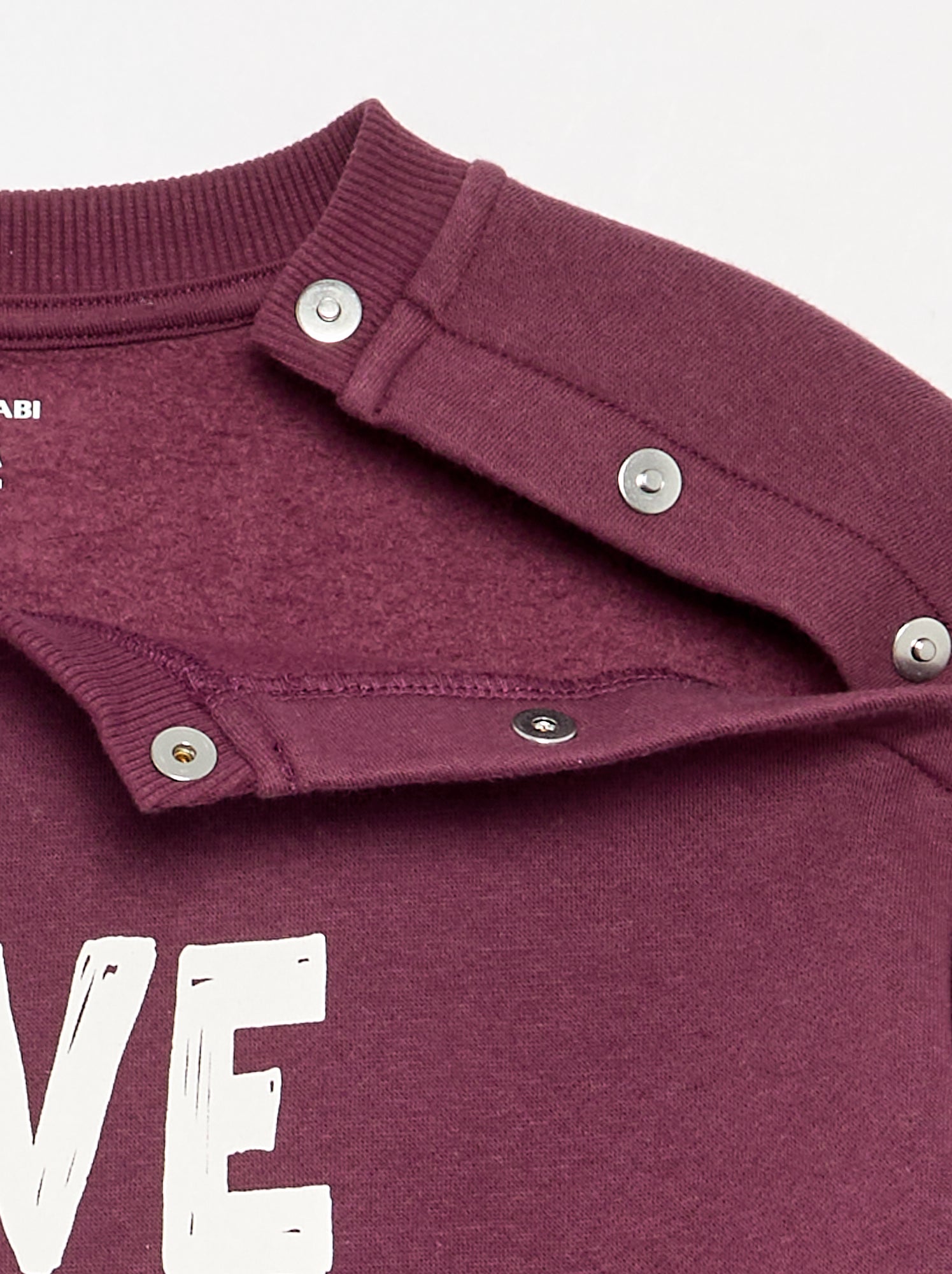 Sweat en molleton chaud - collection facile à enfiler - Rouge