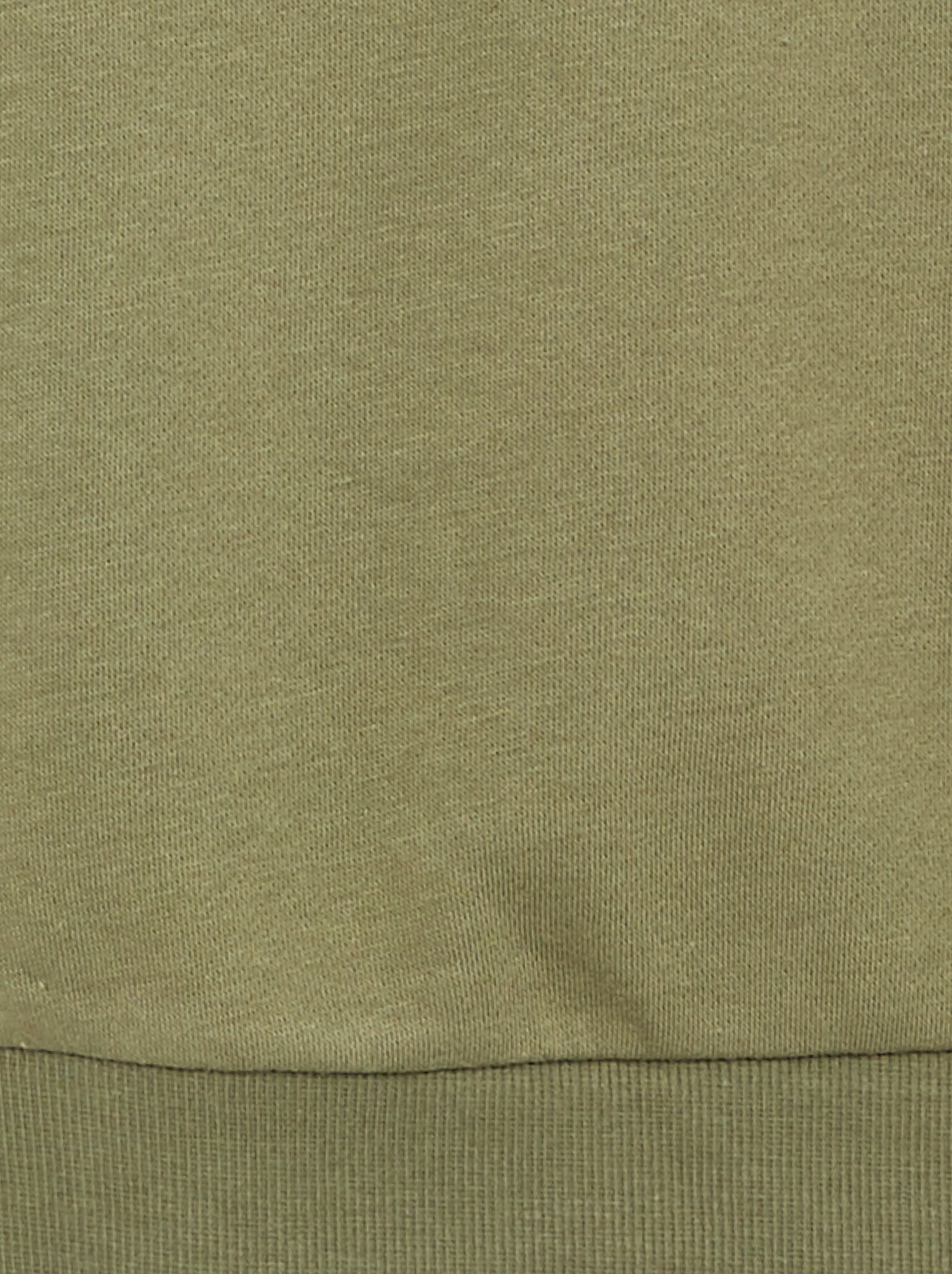 Sweat en molleton gratté uni - Vert