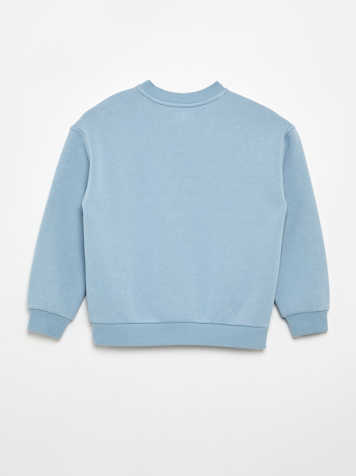 Sweat en molleton imprimé - collection facile à enfiler - Bleu