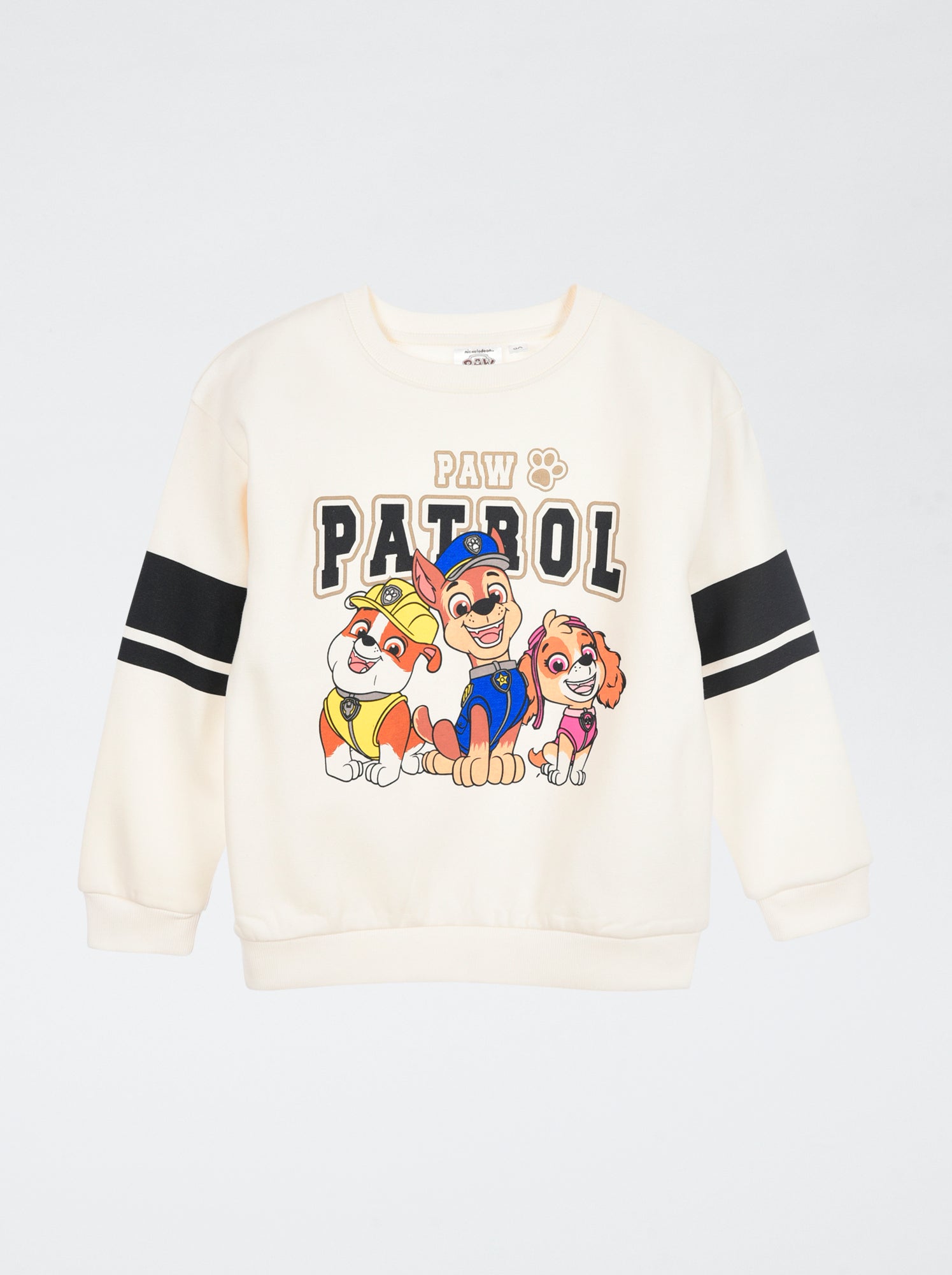 Sweat en molleton 'Pat Patrouille' - Blanc