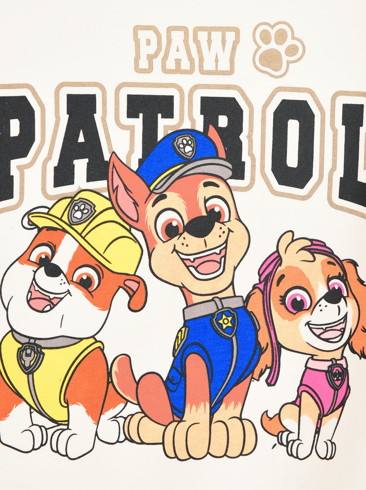 Sweat en molleton 'Pat Patrouille' - Blanc