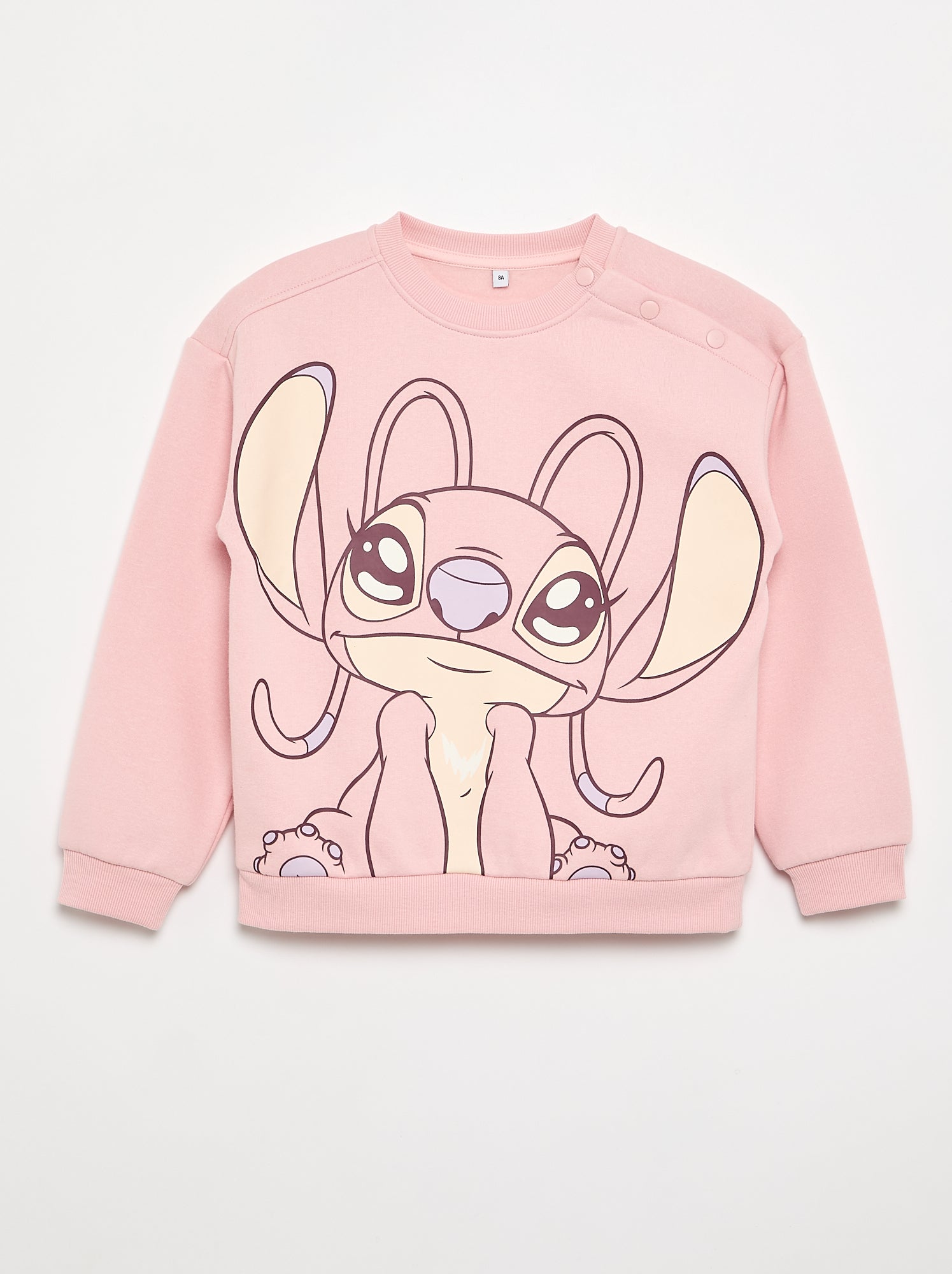 Sweat en molleton 'Stitch' - collection facile à enfiler - Rose
