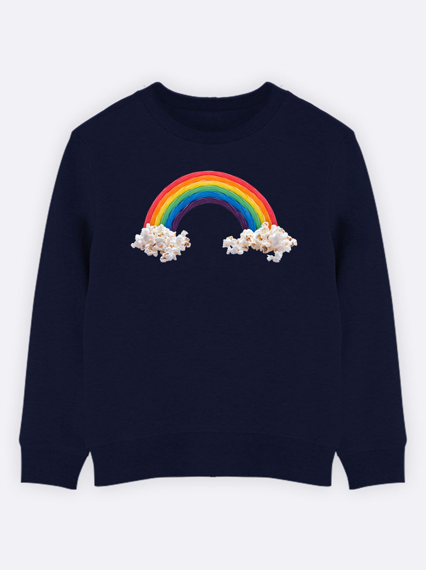Sweat Enfant CANDY RAINBAW - Bleu marine