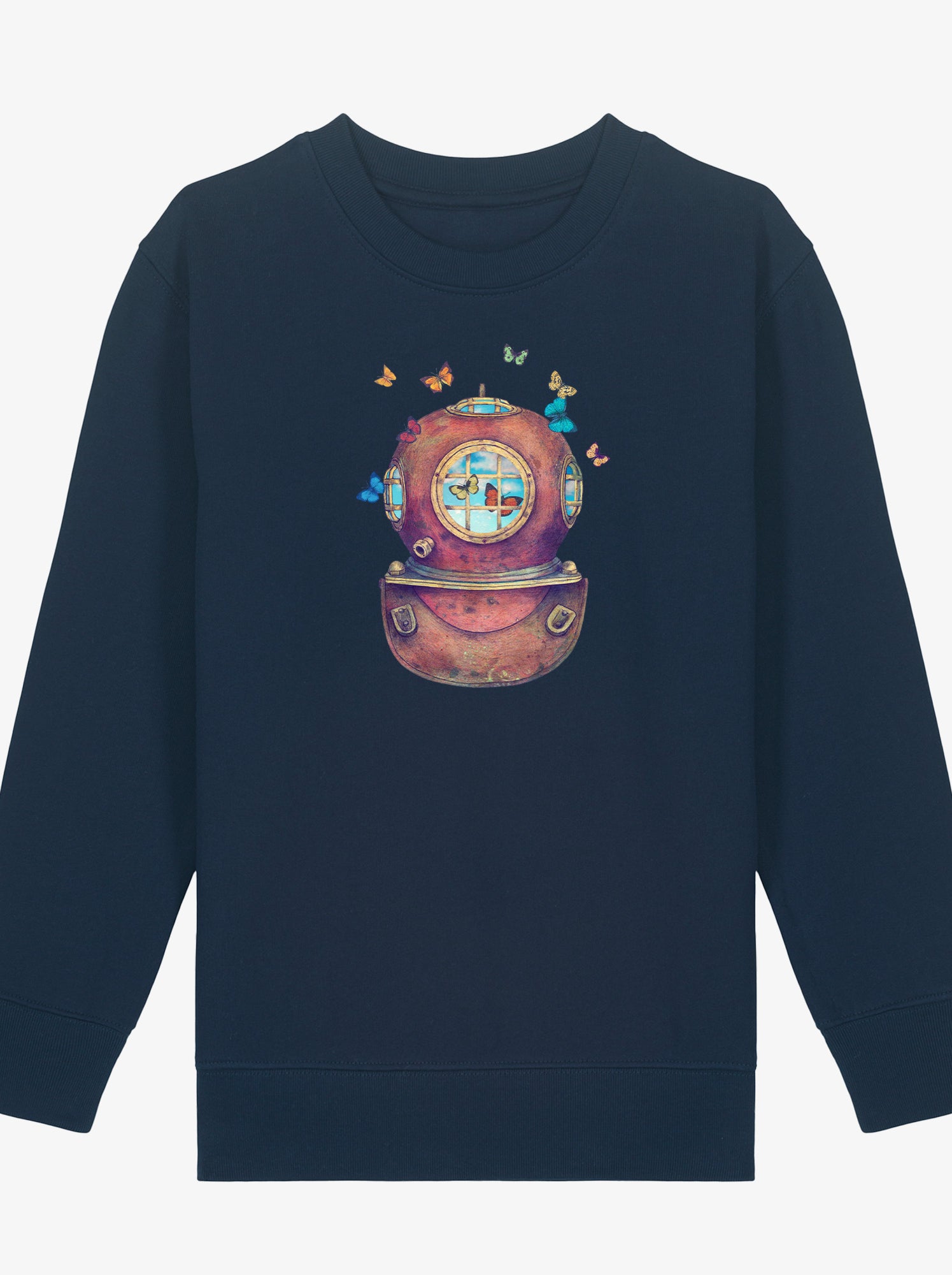 Sweat Enfant INNER SPACE SQUARE - Bleu marine