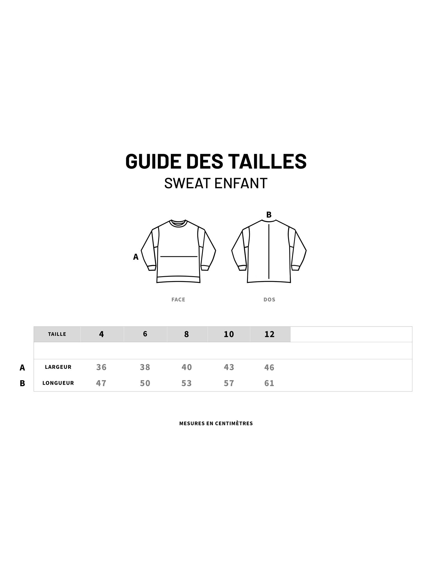 Sweat Enfant MINI CŒUR - Bleu marine