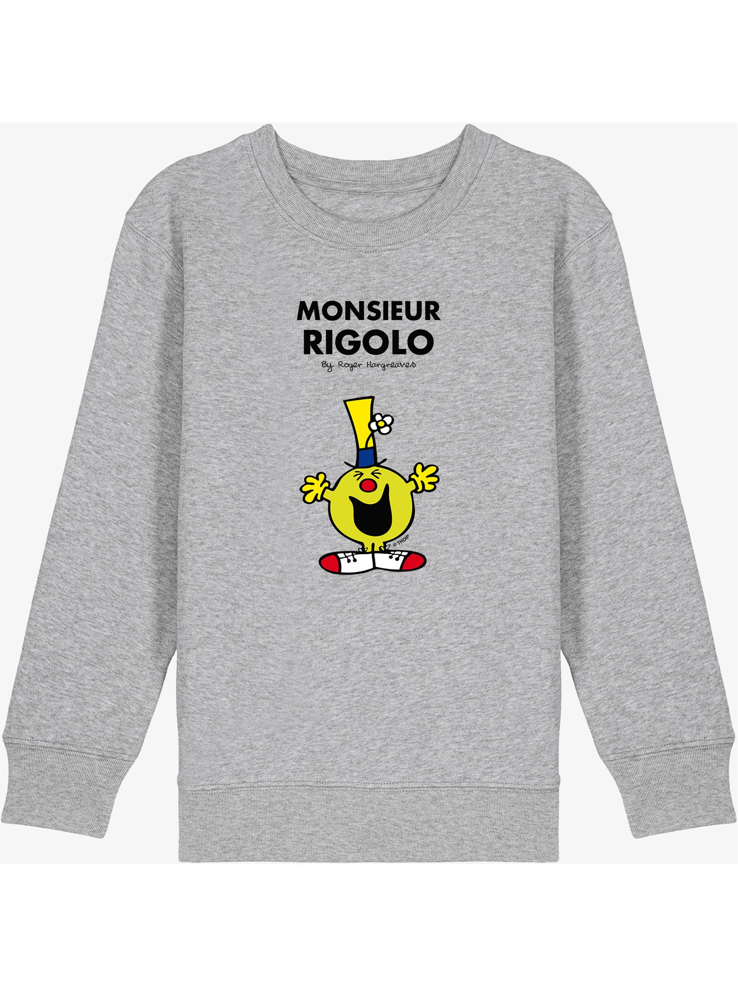 Sweat Enfant MONSIEUR RIGOLO - Gris chiné