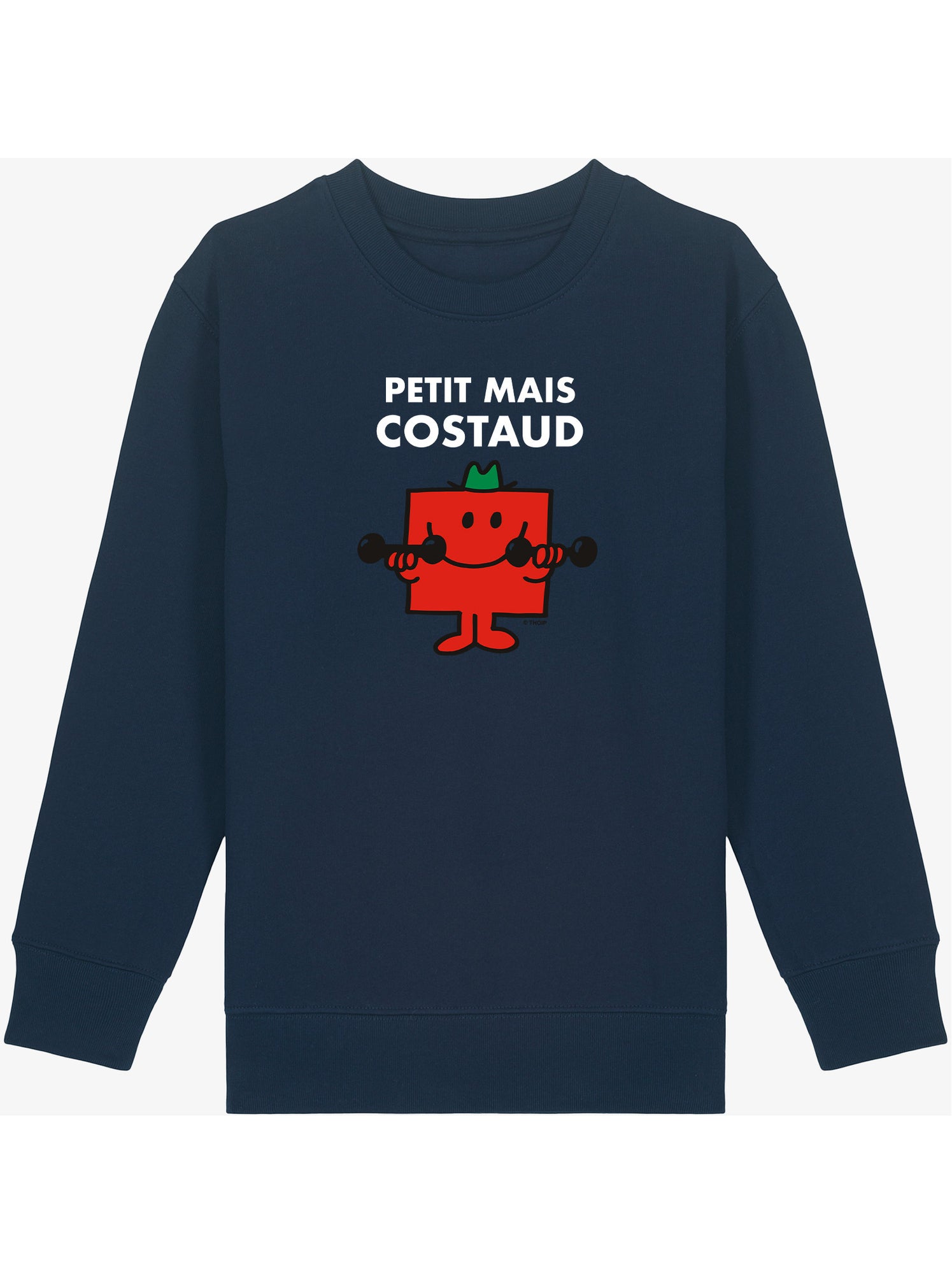 Sweat Enfant PETIT MAIS COSTAUD - Bleu marine