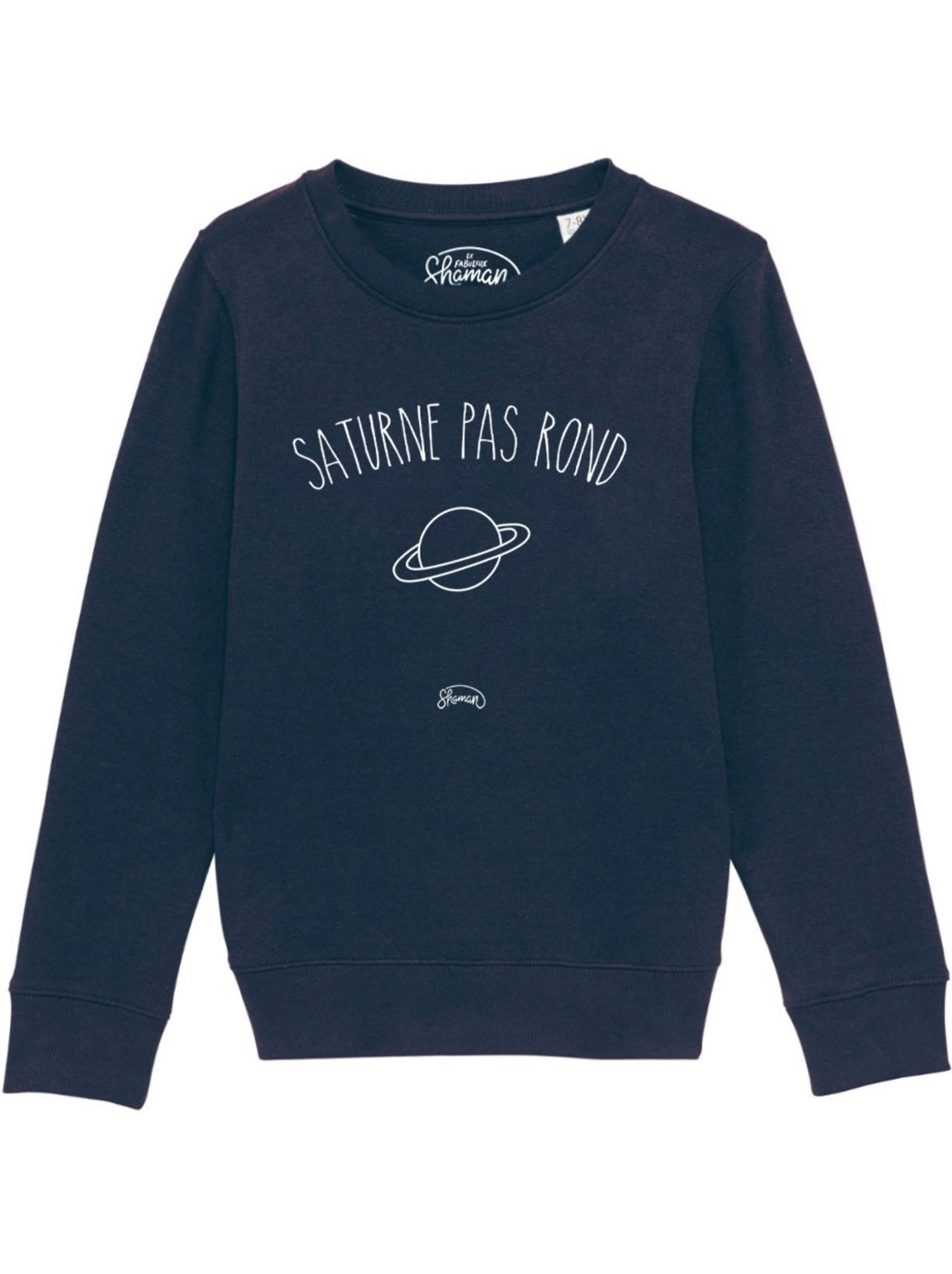 Sweat Enfant SATURNE PAS ROND - Bleu marine