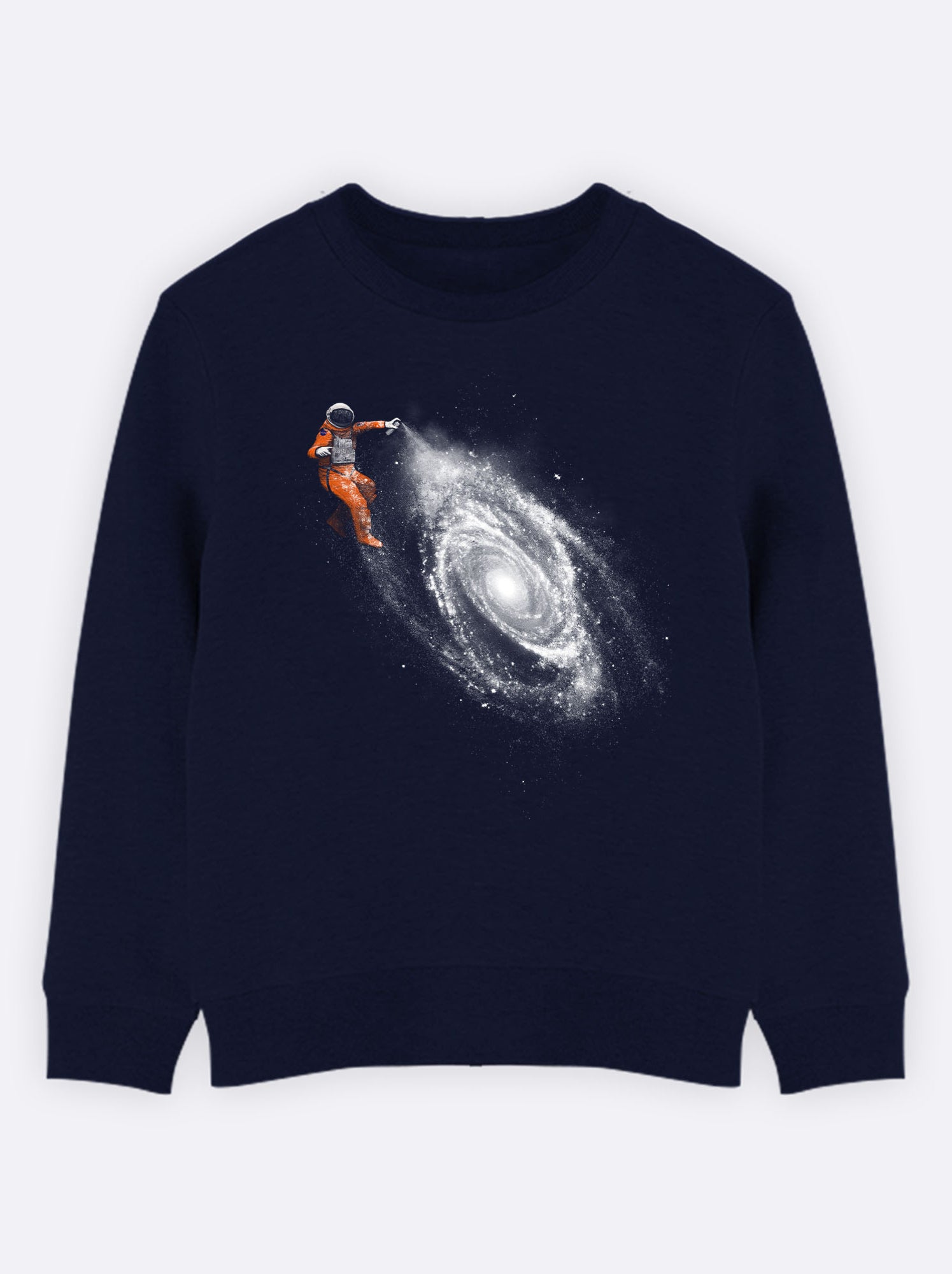 Sweat Enfant SPACE ART - Bleu marine