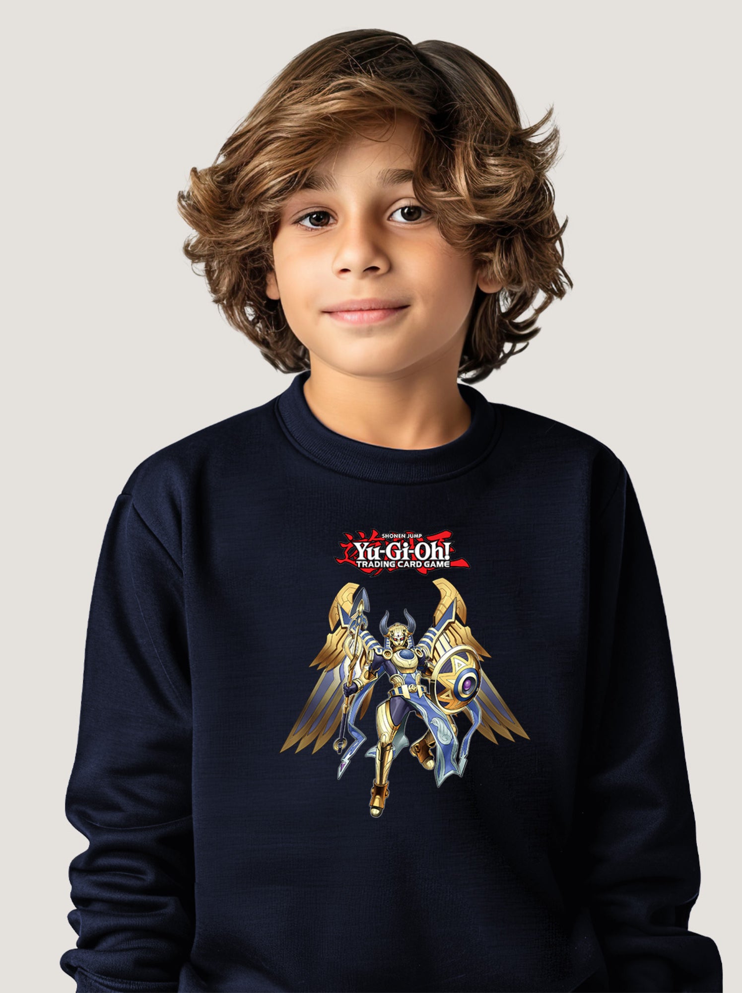 Sweat Enfant YU GI OH 8 - Bleu marine