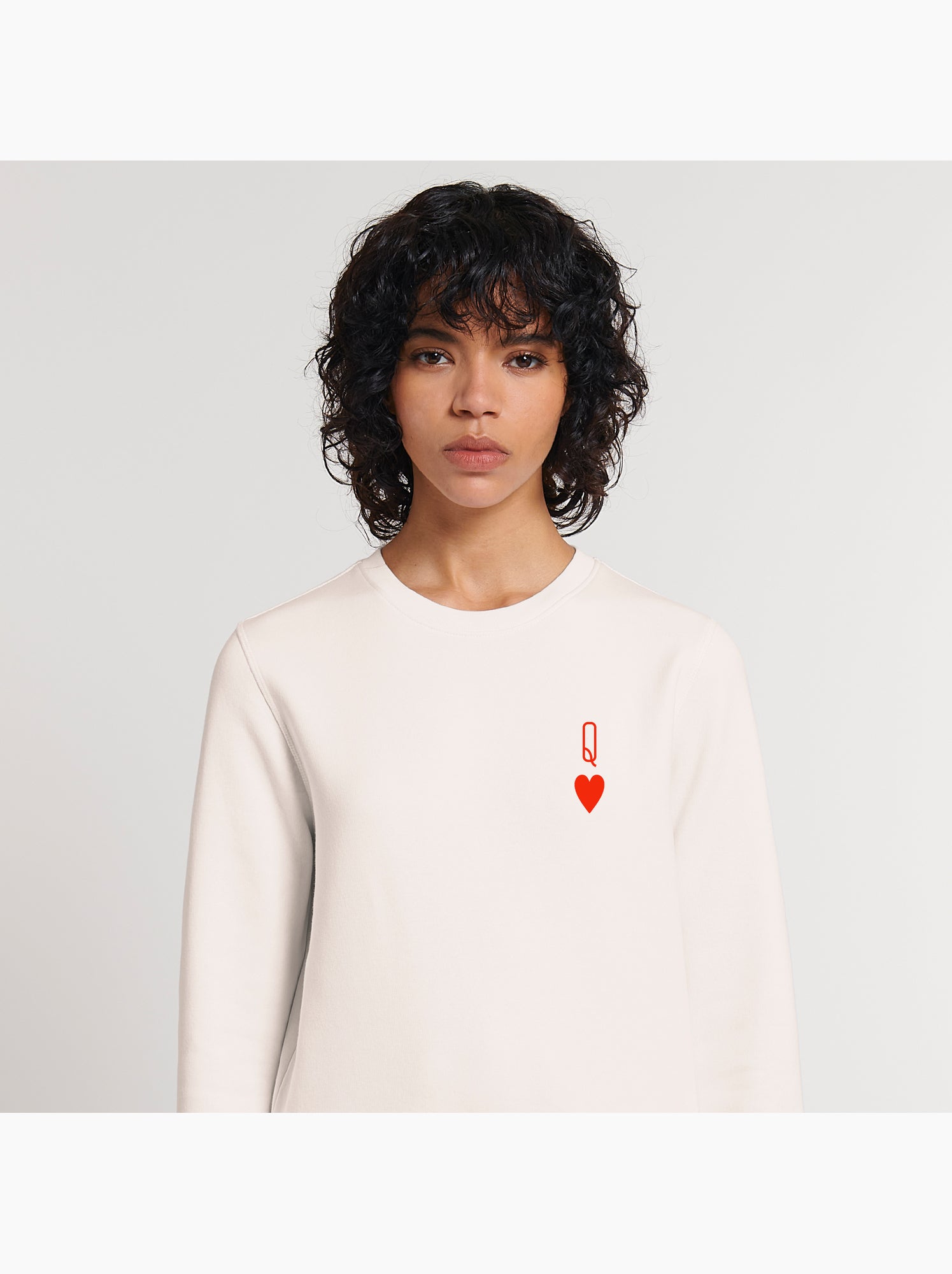 Sweat Femme - QUEEN - Blanc