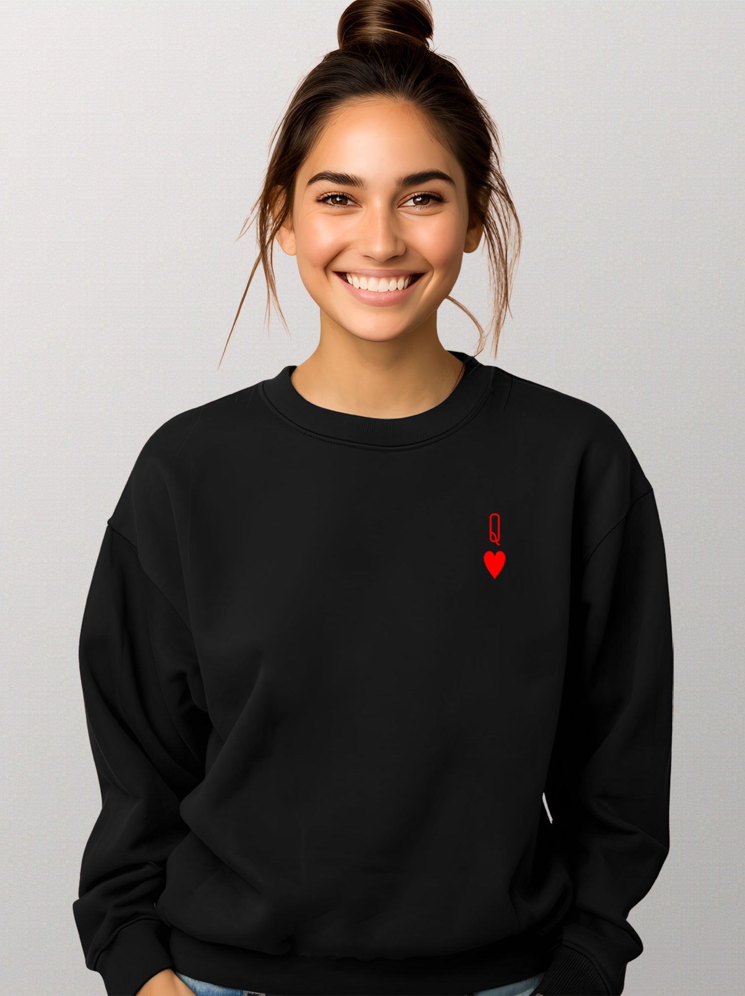 Sweat Femme - QUEEN - Noir