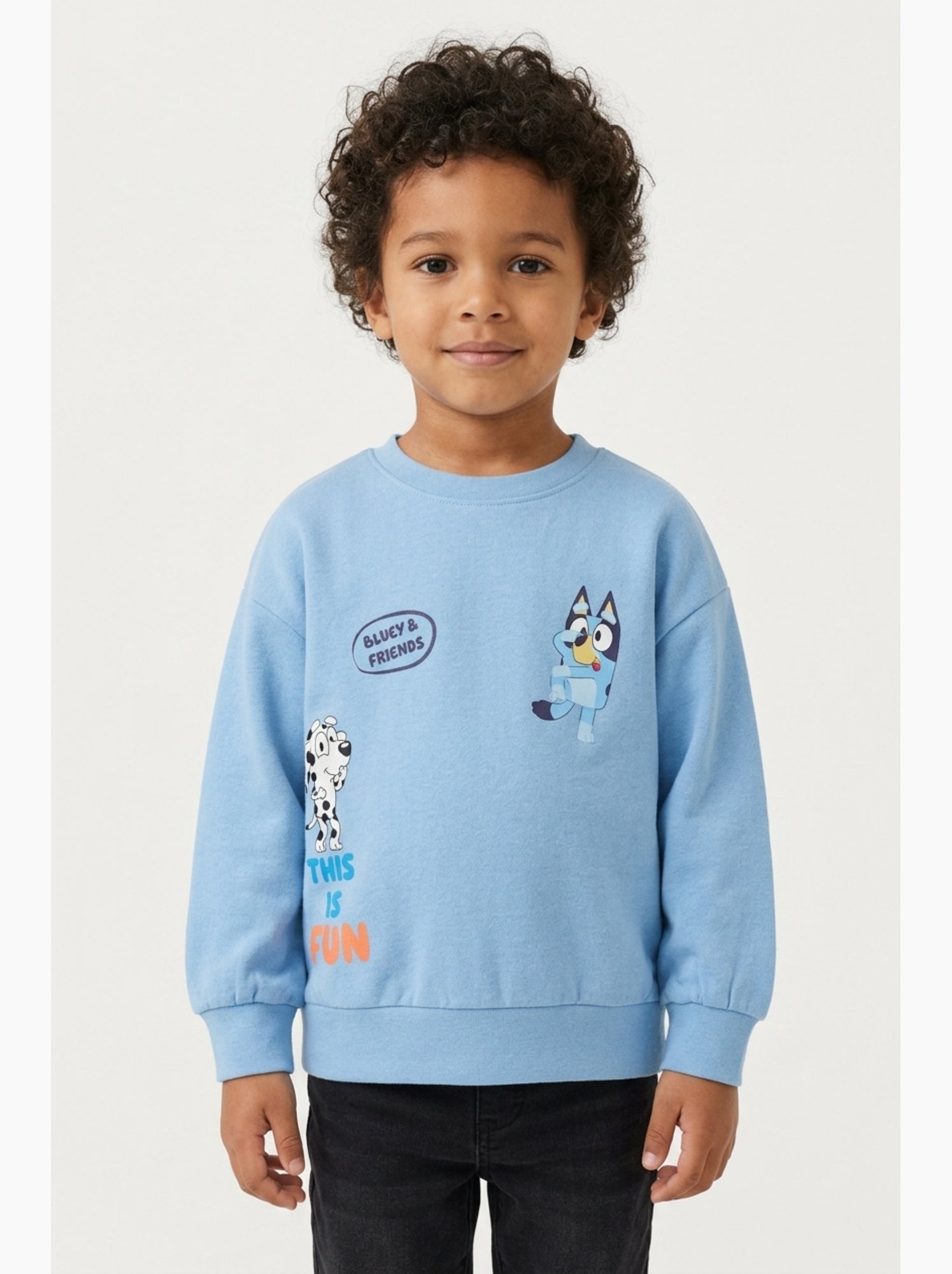 Sweat   garçon bluey - licence officielle - Bleu