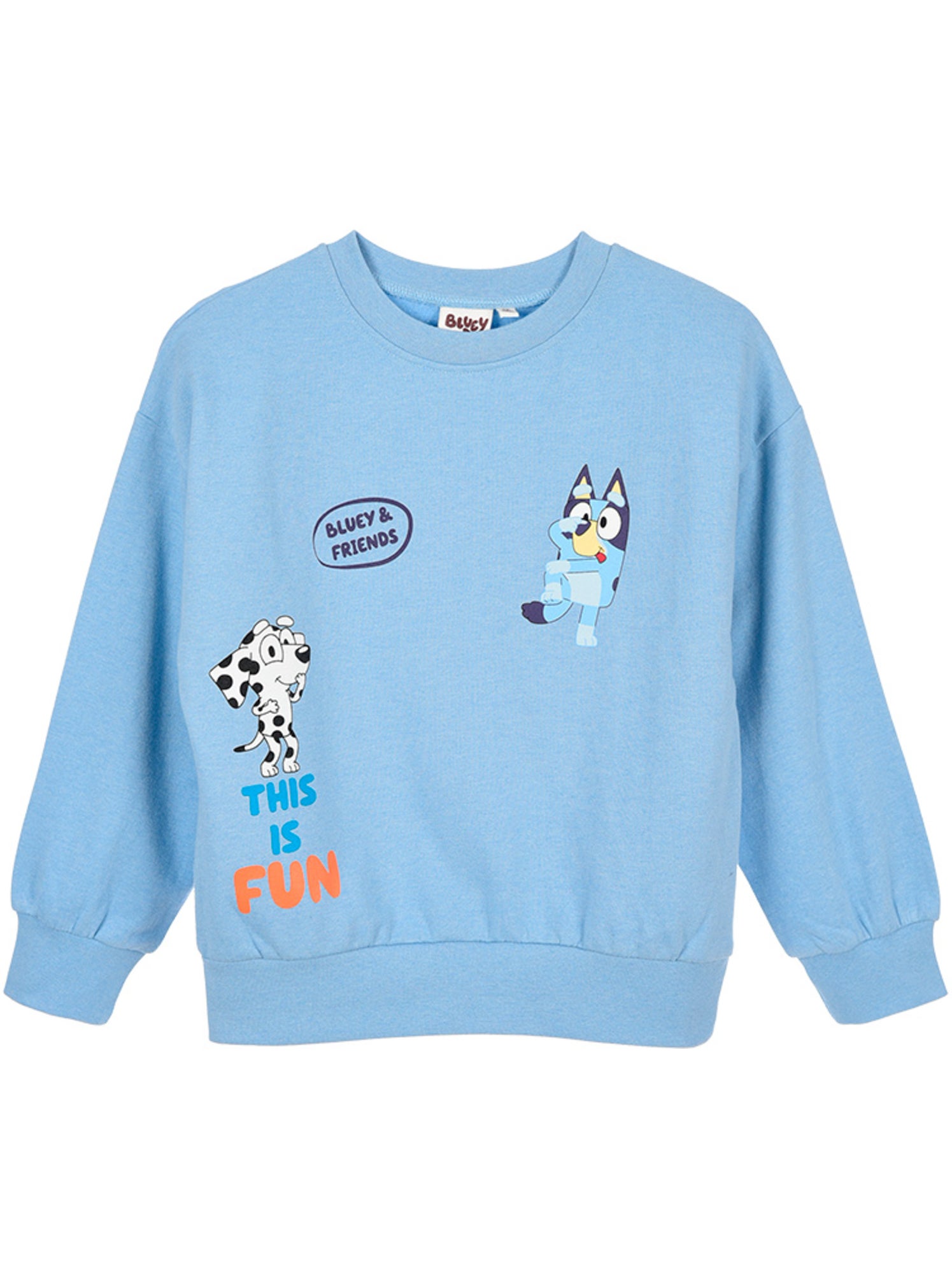 Sweat   garçon bluey - licence officielle - Bleu