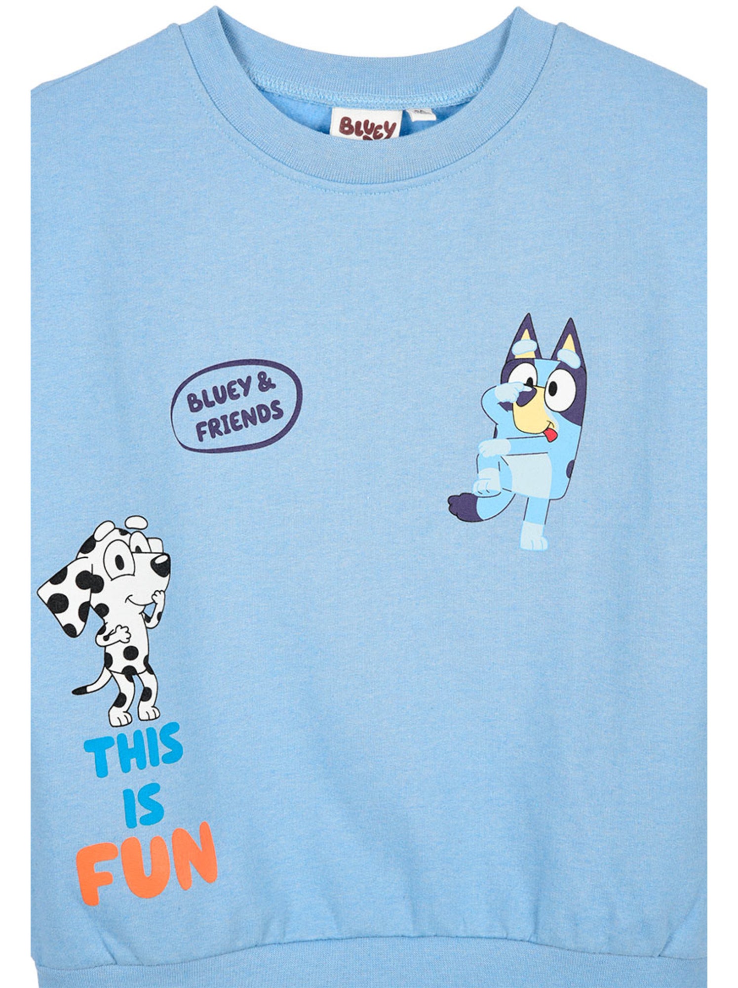 Sweat   garçon bluey - licence officielle - Bleu