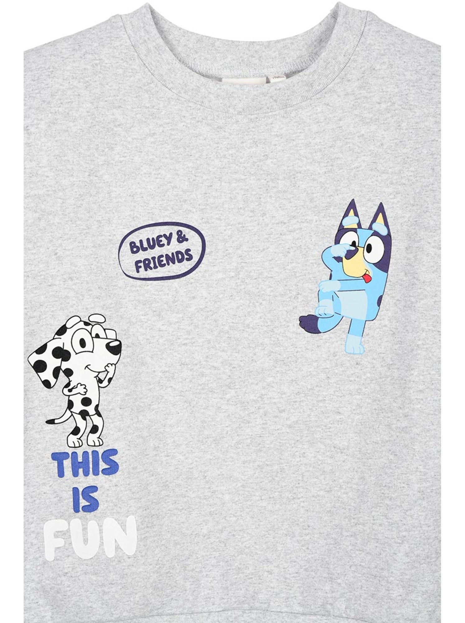 Sweat   garçon bluey - licence officielle - Gris