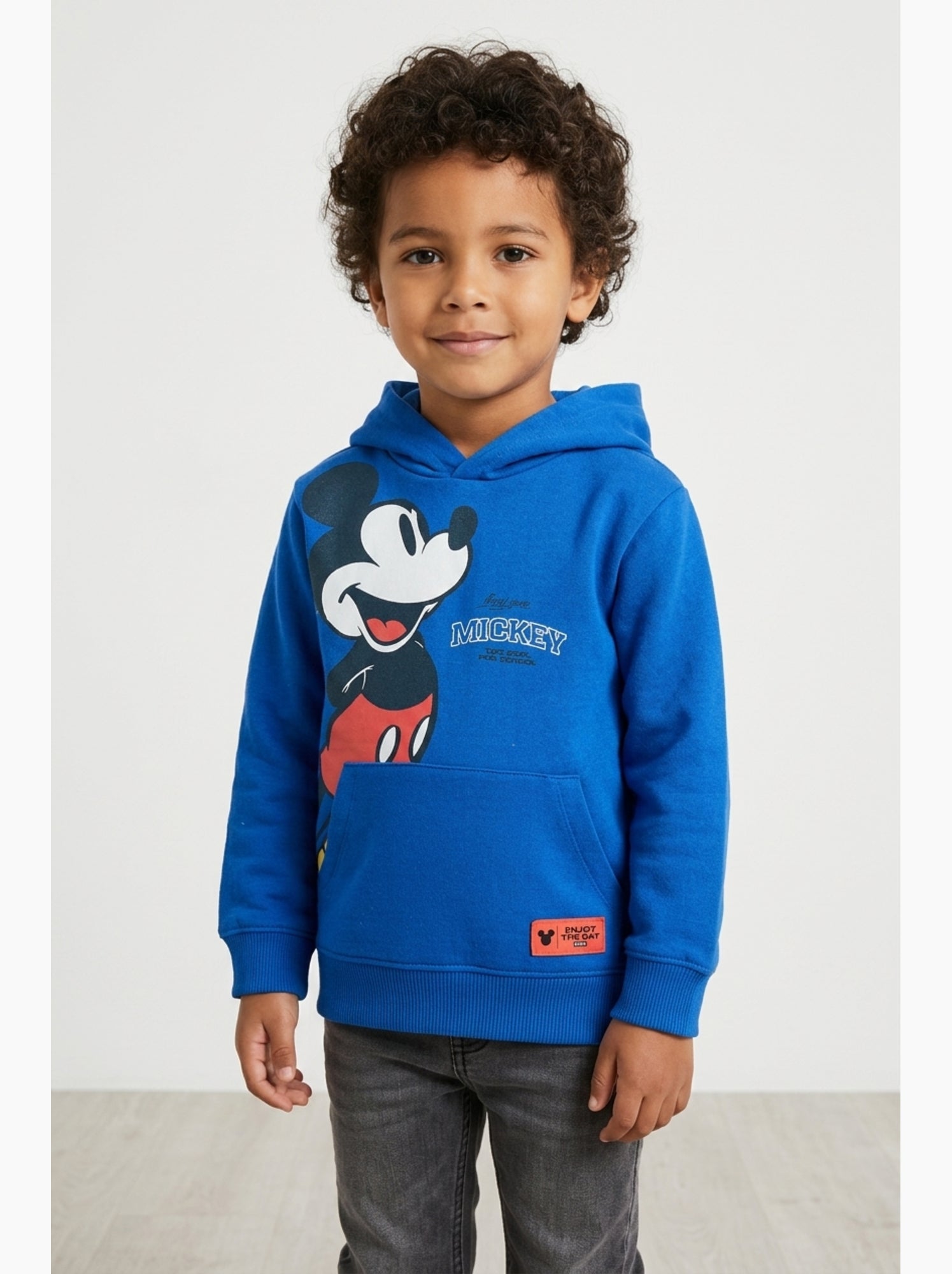 Sweat   garçon mickey - licence officielle - Bleu