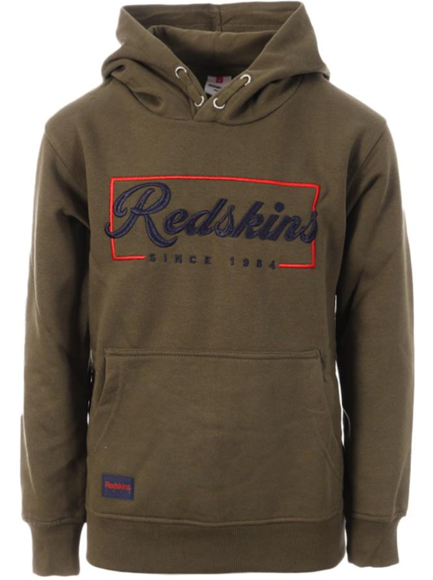 Sweat garçon redskins - Vert kaki clair