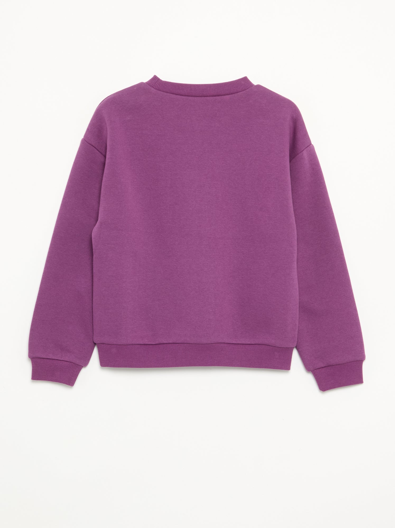 Sweat 'Halloween' en polaire - Noir