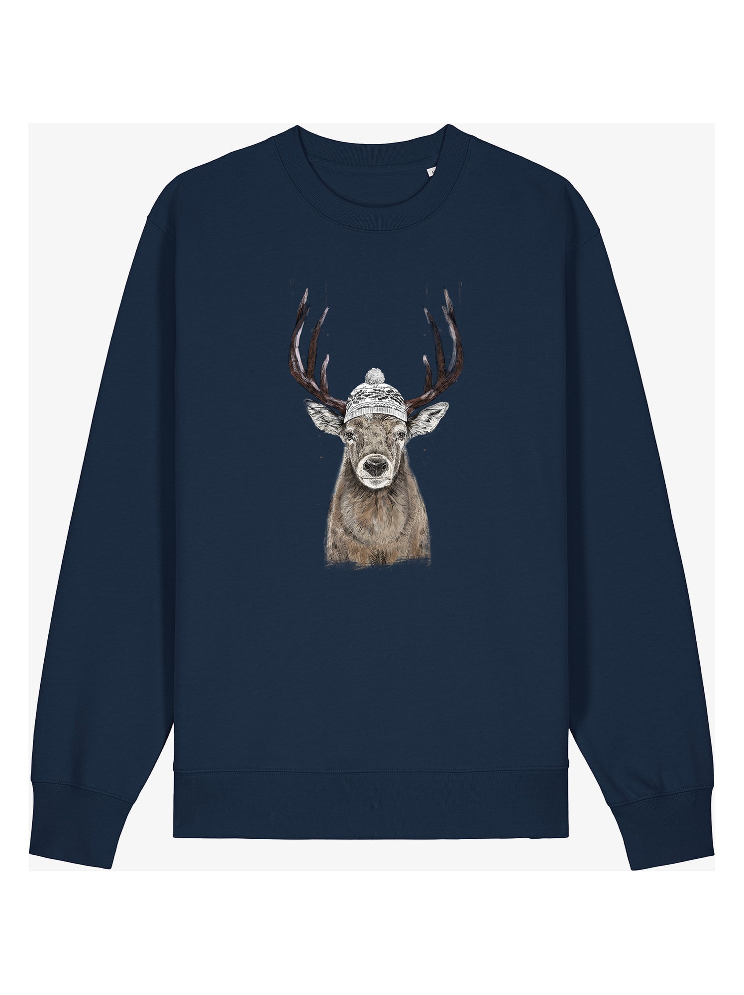 Sweat Homme - LET'S GO OUTSIDE - Bleu marine
