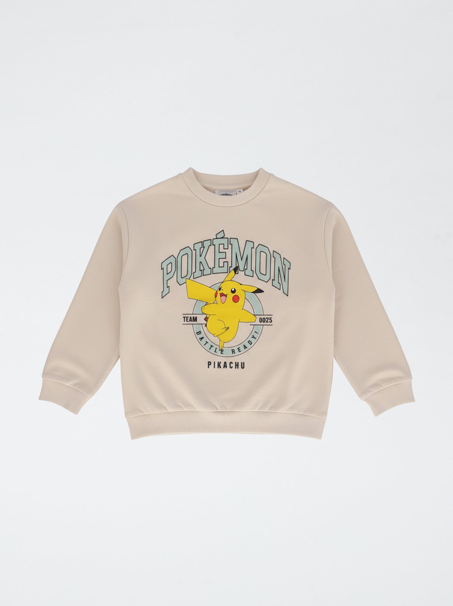 Sweat imprimé 'Pokémon' 'Pikachu' - Beige