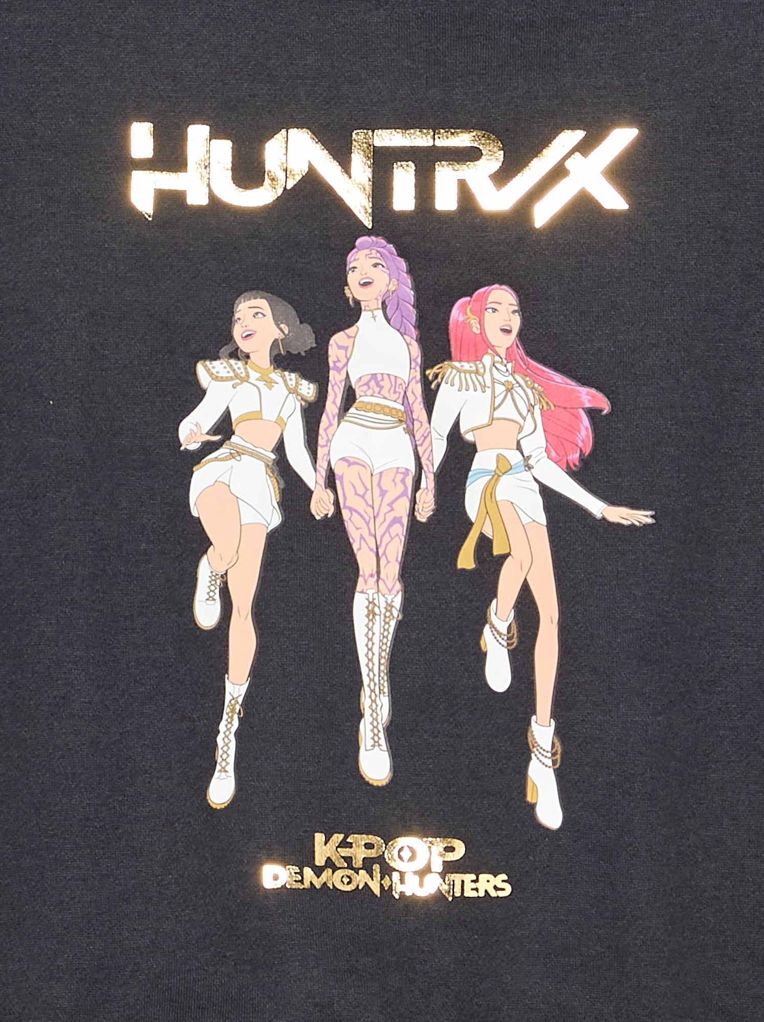 Sweat 'KPop Demon Hunters' à manches longues - Noir