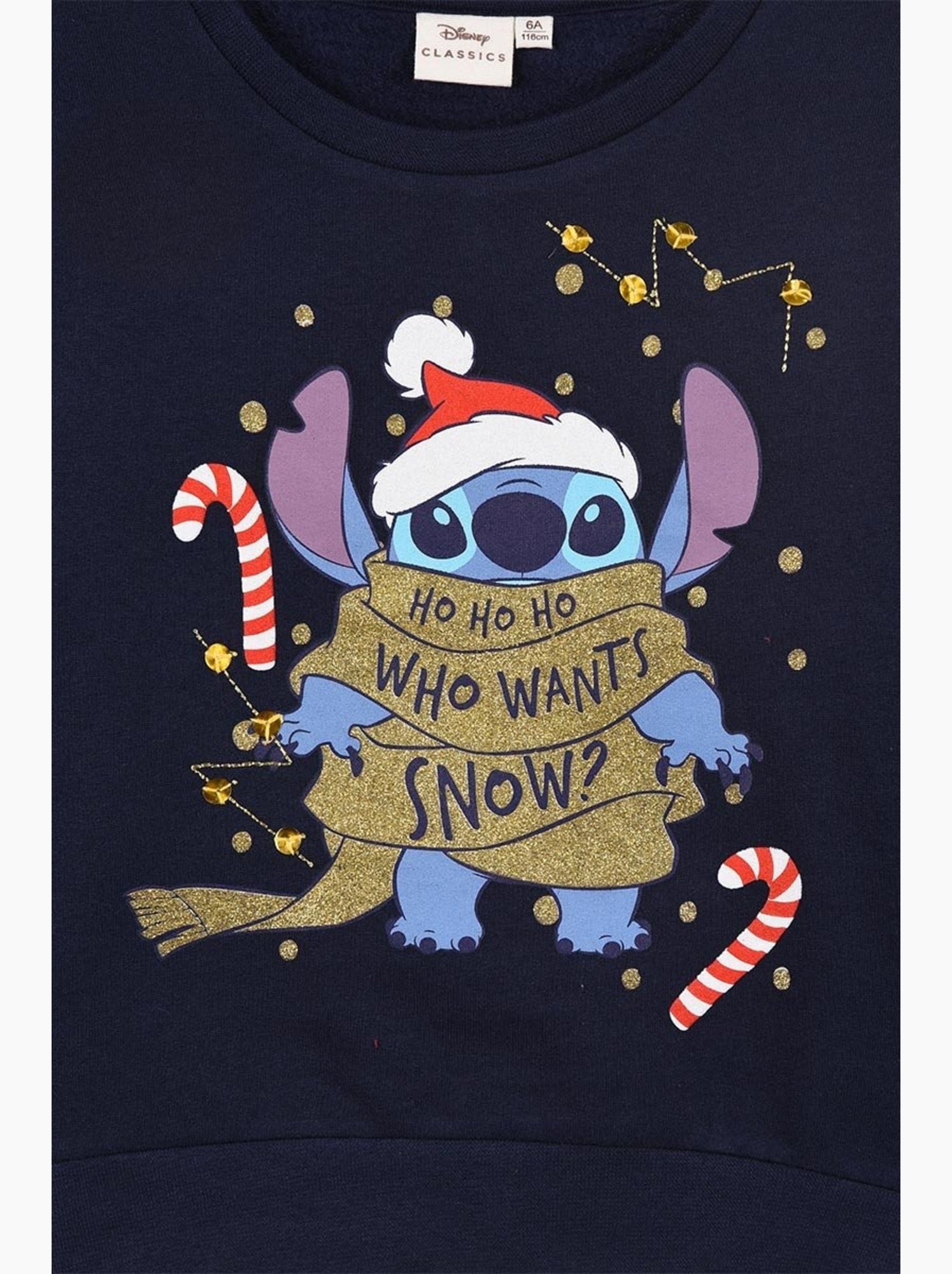 Sweat Lilo et Stitch | Licence Officielle - Bleu marine