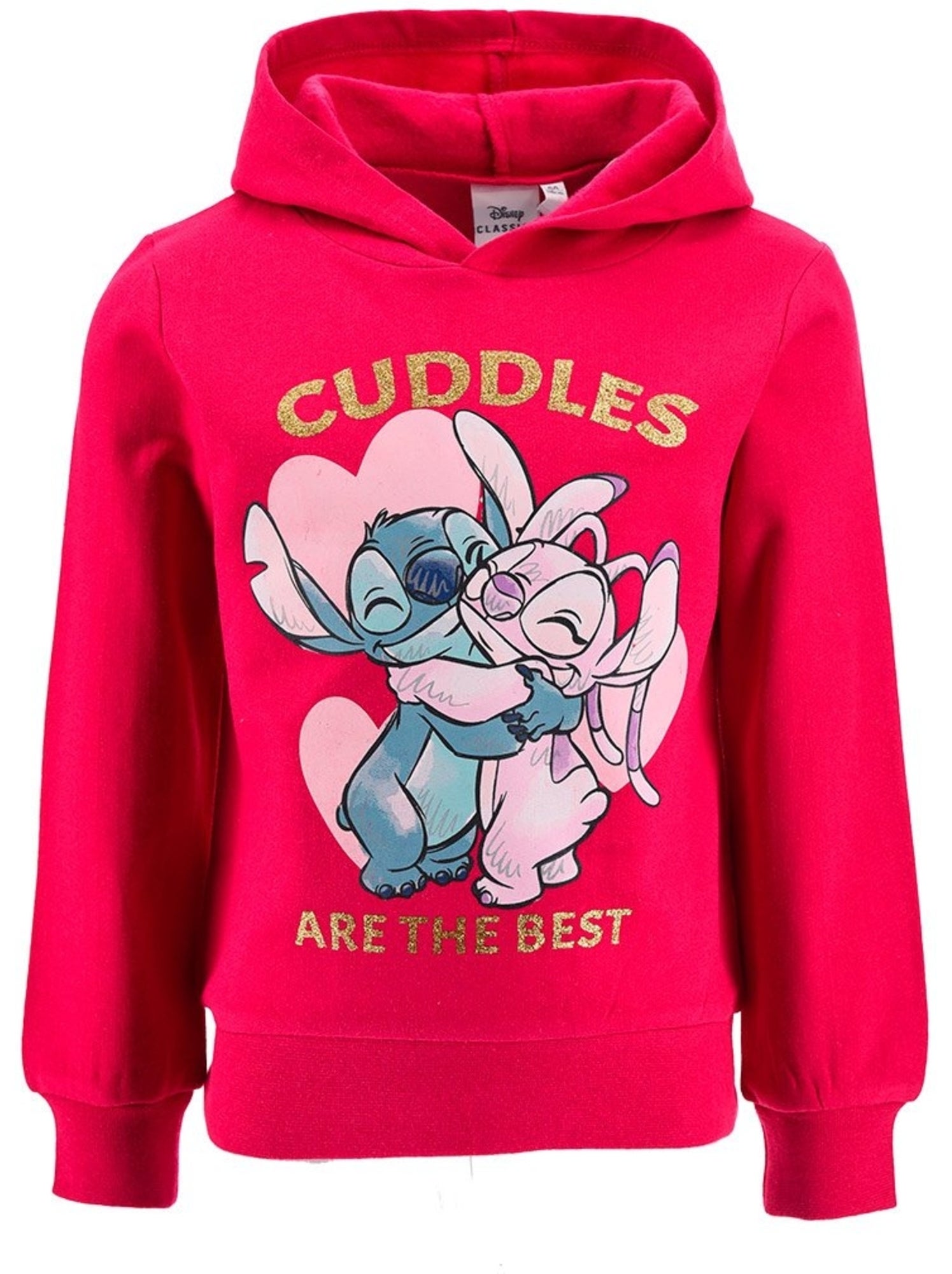 Sweat Lilo et Stitch | Licence Officielle - Rose