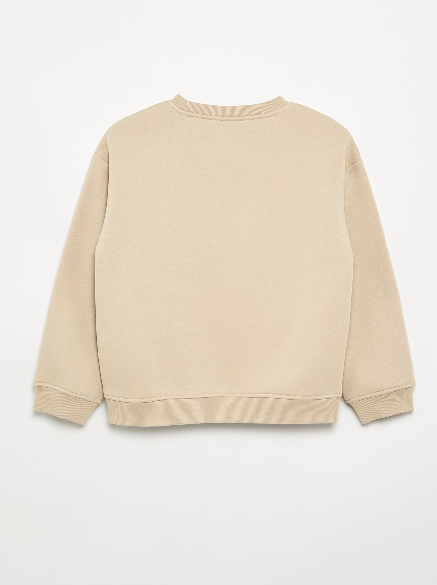 Sweat loose avec imprimé - Beige (DTA86_22)