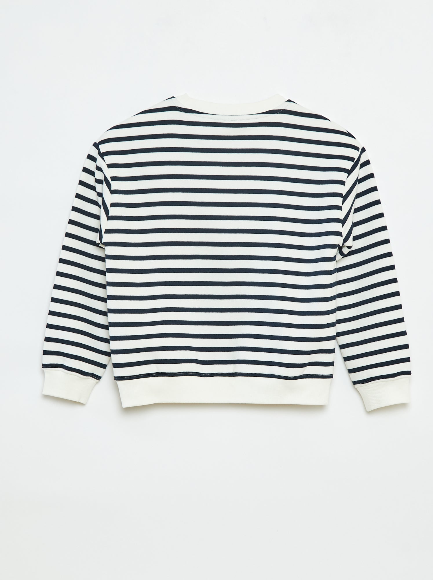 Sweat loose avec imprimé - Bleu (DTA86_12)
