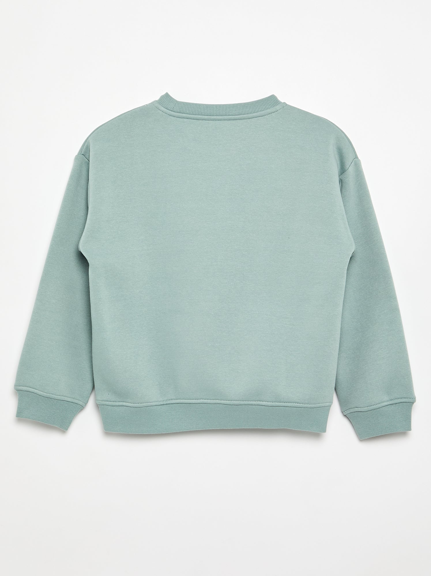 Sweat loose avec imprimé - Bleu (DTA86_23)