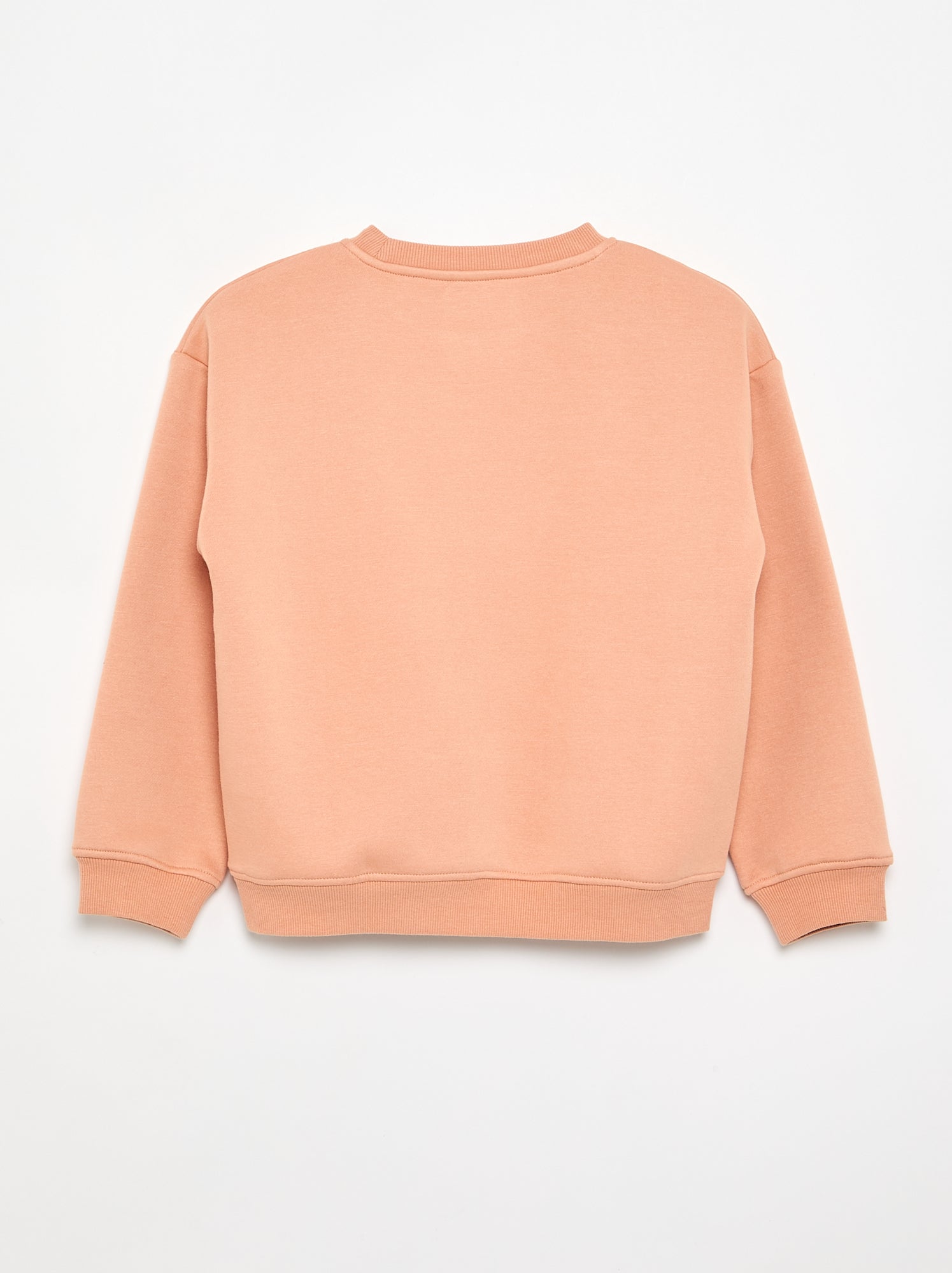 Sweat loose avec imprimé - Rose