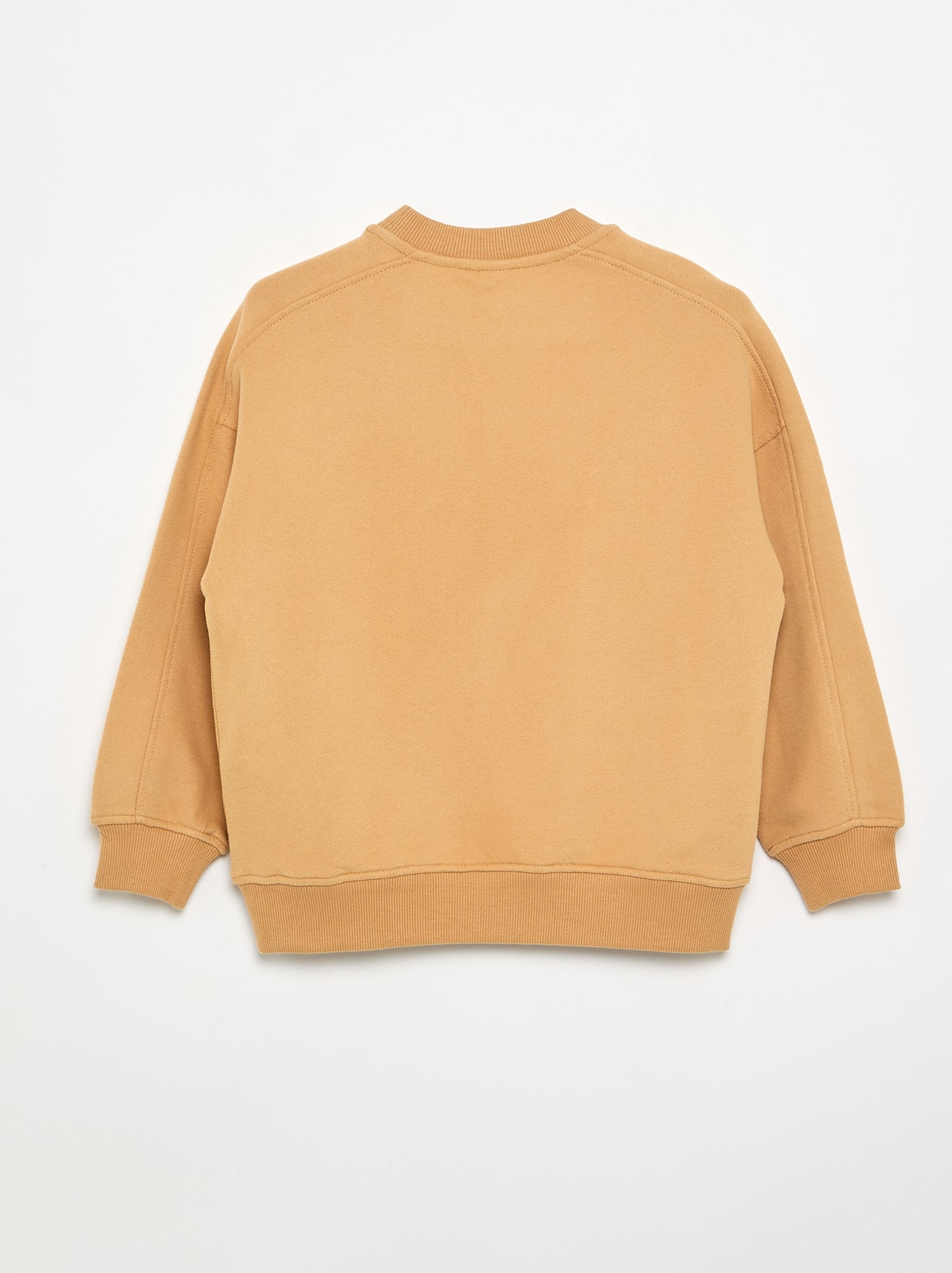 Sweat oversize imprimé - Beige