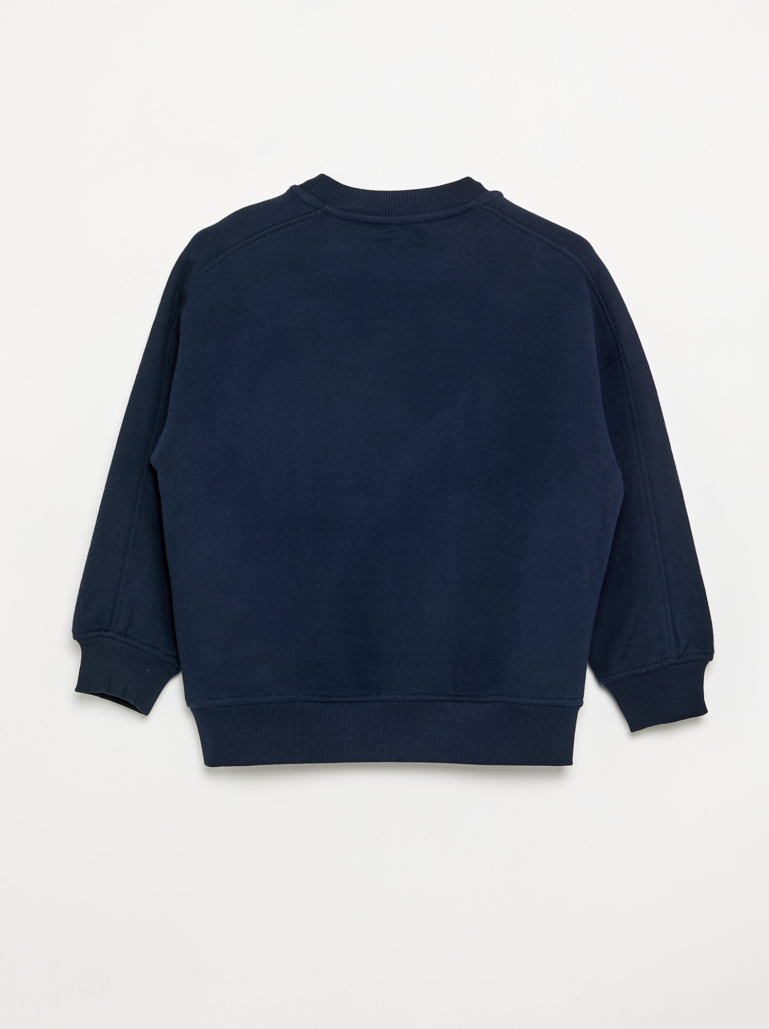 Sweat oversize imprimé - Bleu