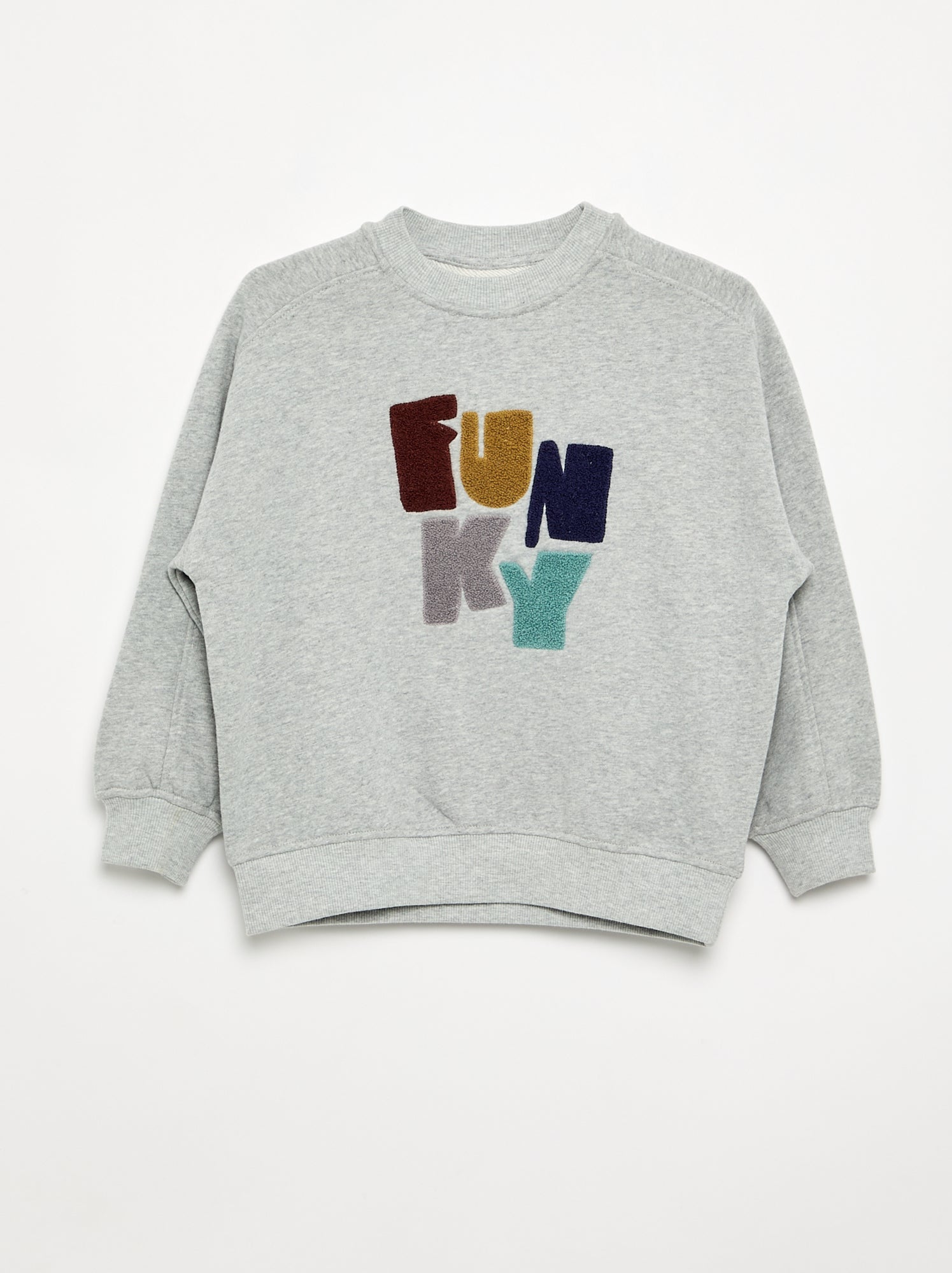 Sweat oversize imprimé - Gris
