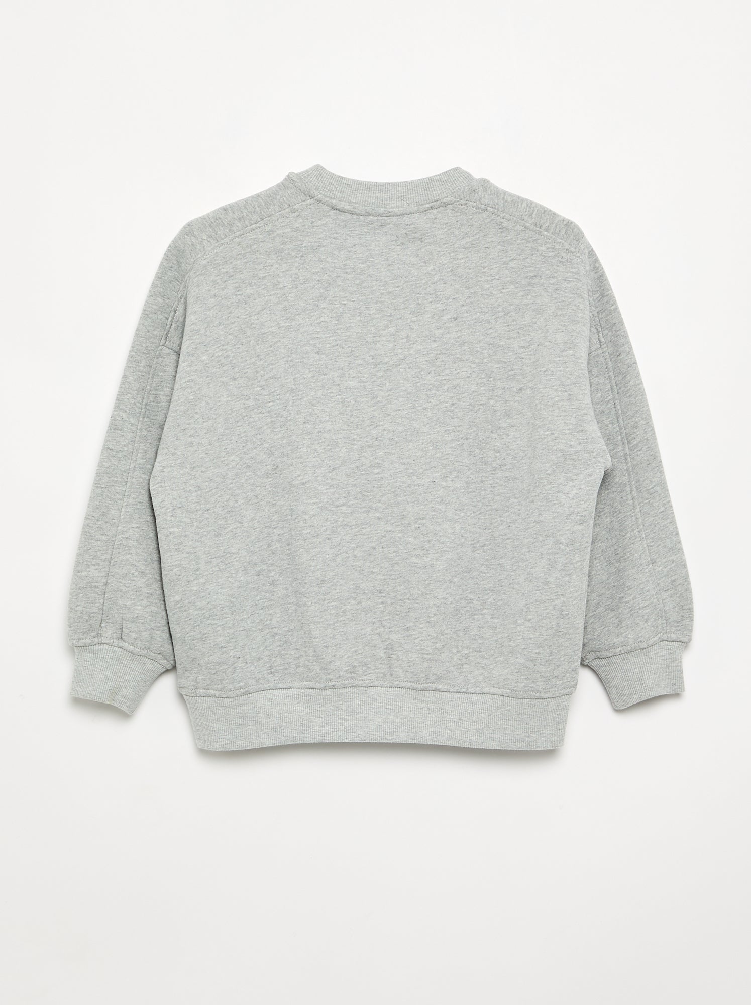 Sweat oversize imprimé - Gris