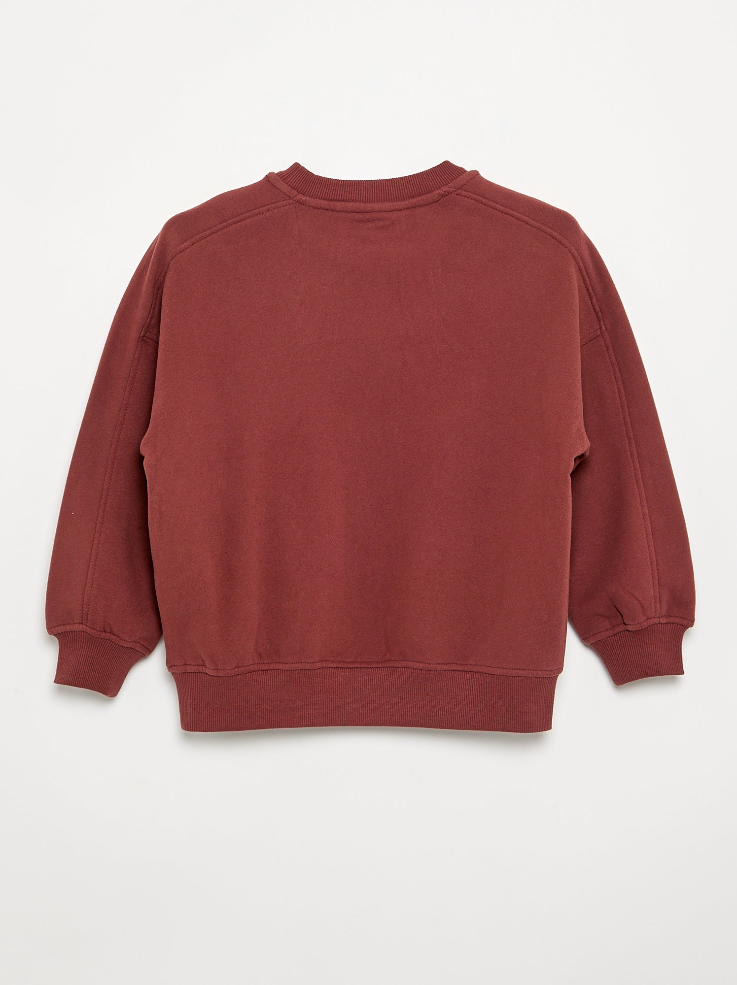 Sweat oversize imprimé - Rouge