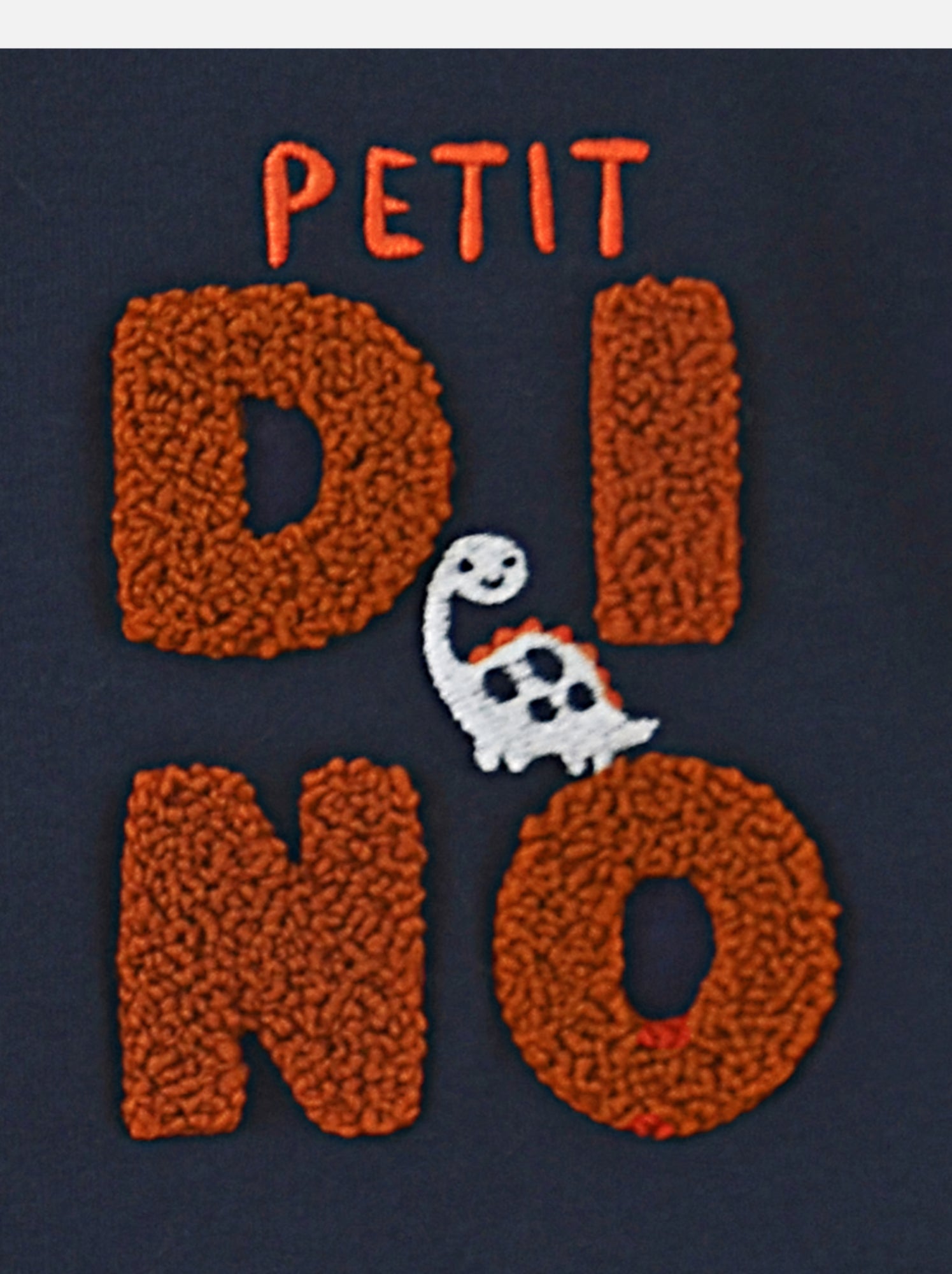 Sweat + pantalon twill dino - Bleu